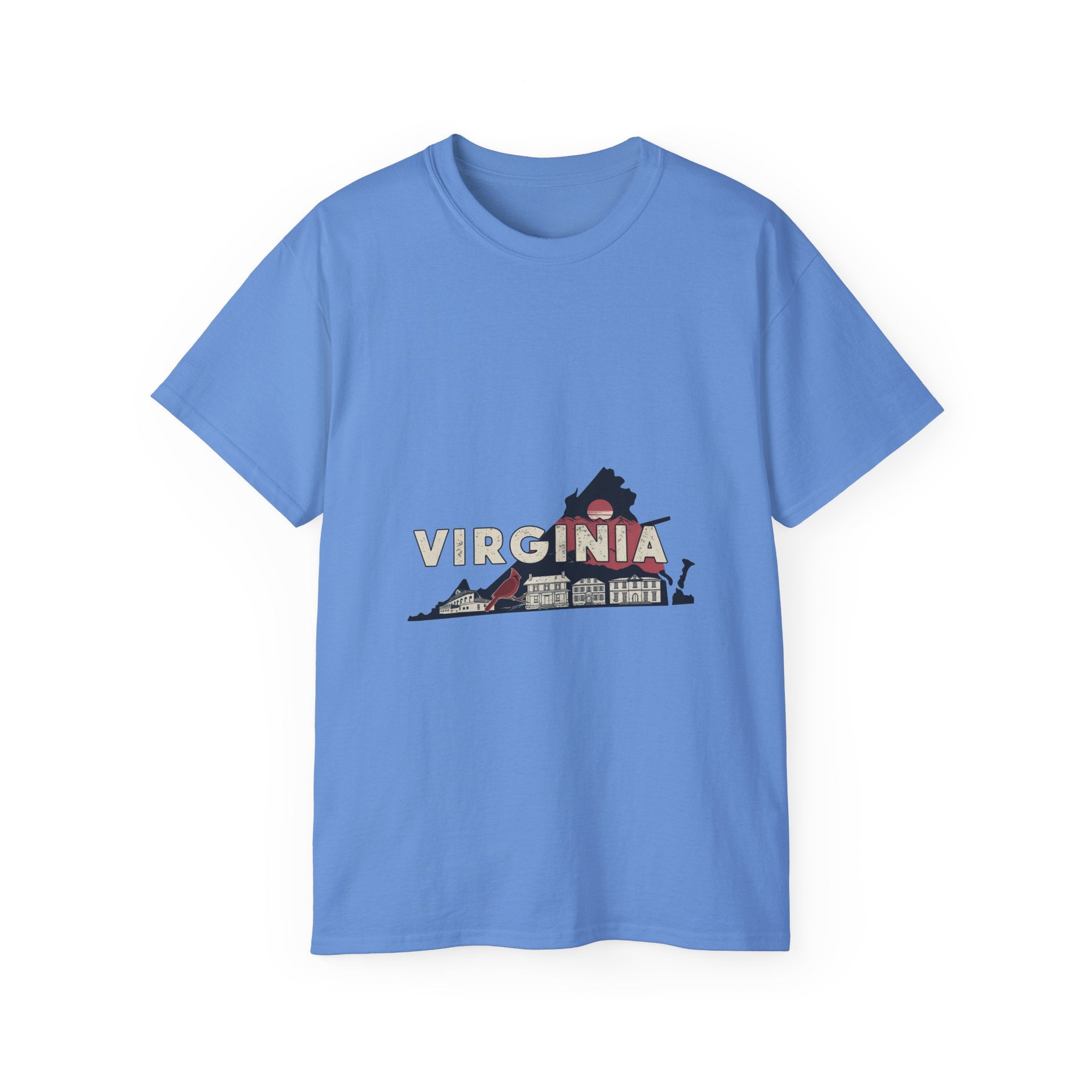 États américains emblématiques rétro : T-shirt Virginia