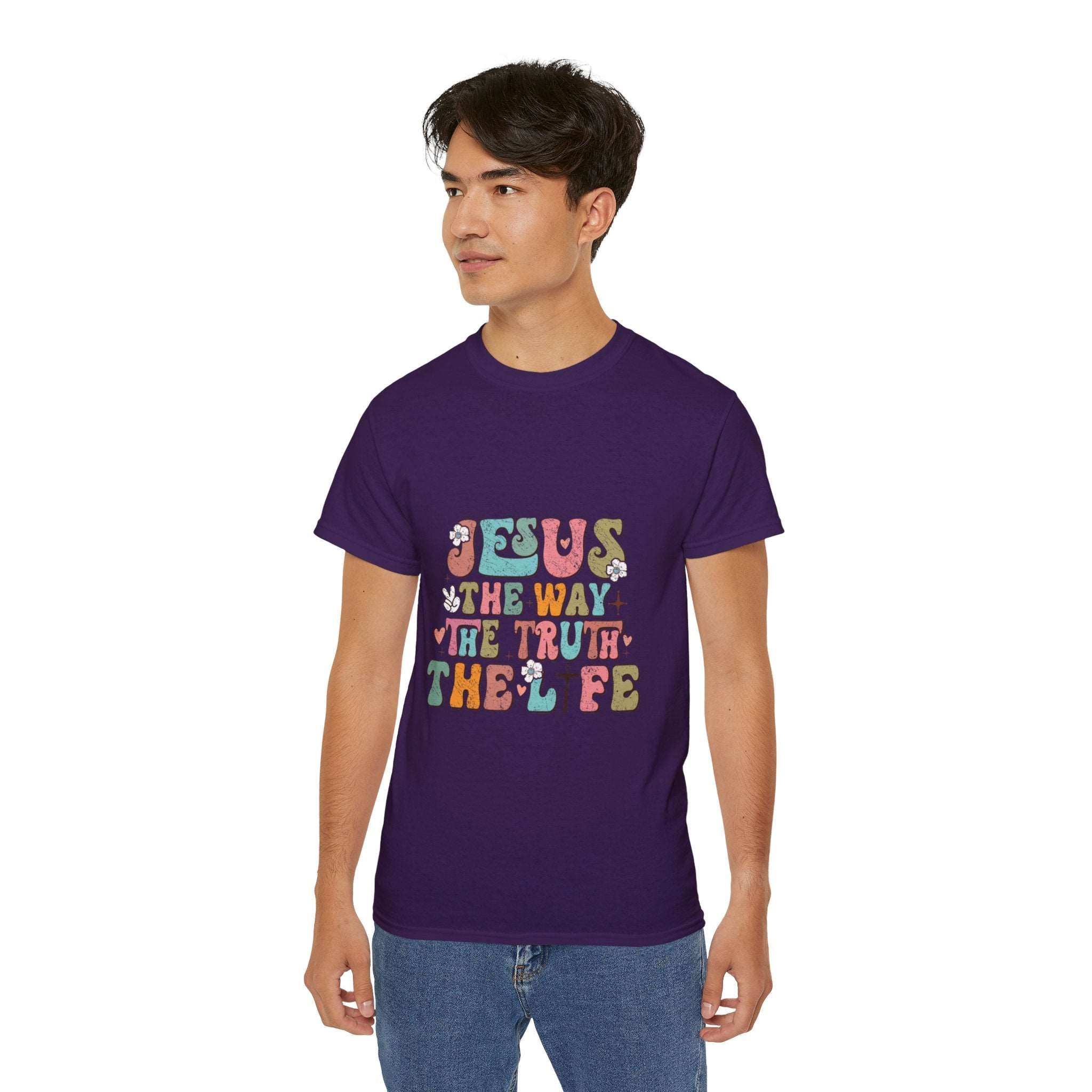 Christian t-shirt, Jesus the Way, The Truth, The Life t-shirt