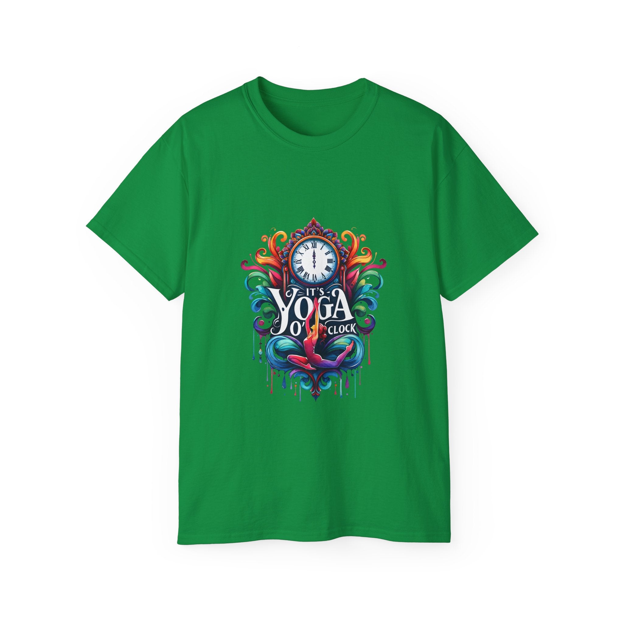 T-shirt yoga, t-shirt da meditazione, t-shirt It's Yoga O'clock