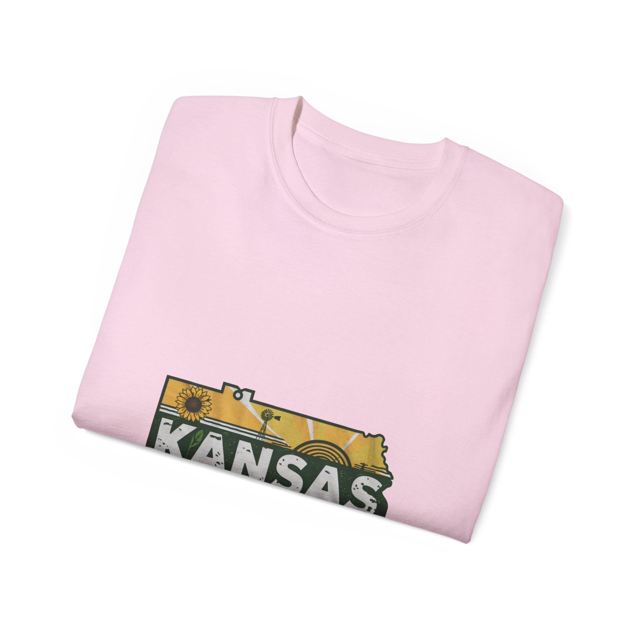 États américains emblématiques rétro : t-shirt Kansas