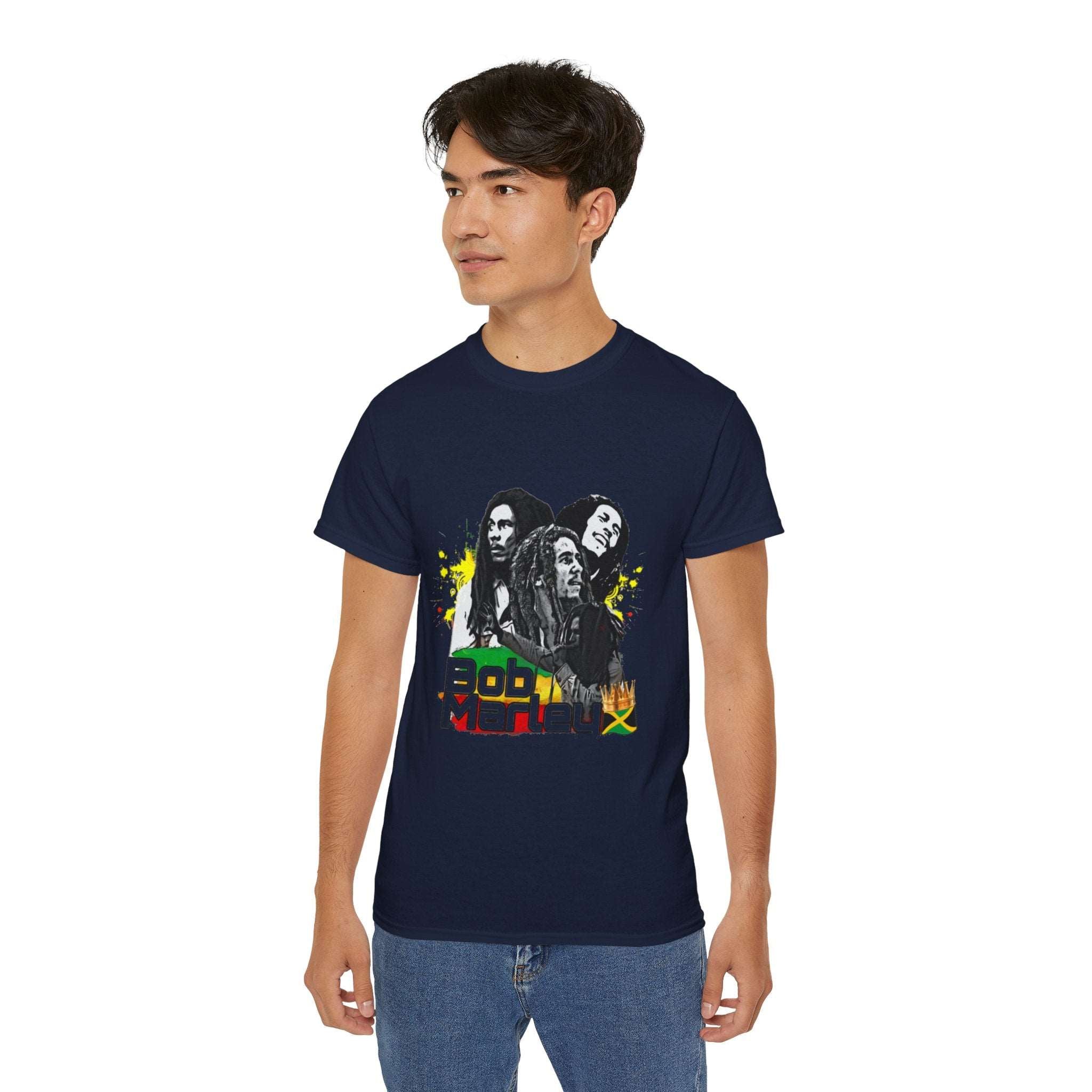 Bob Marley t-shirt, Bob Marley with dreadlocks t-shirt