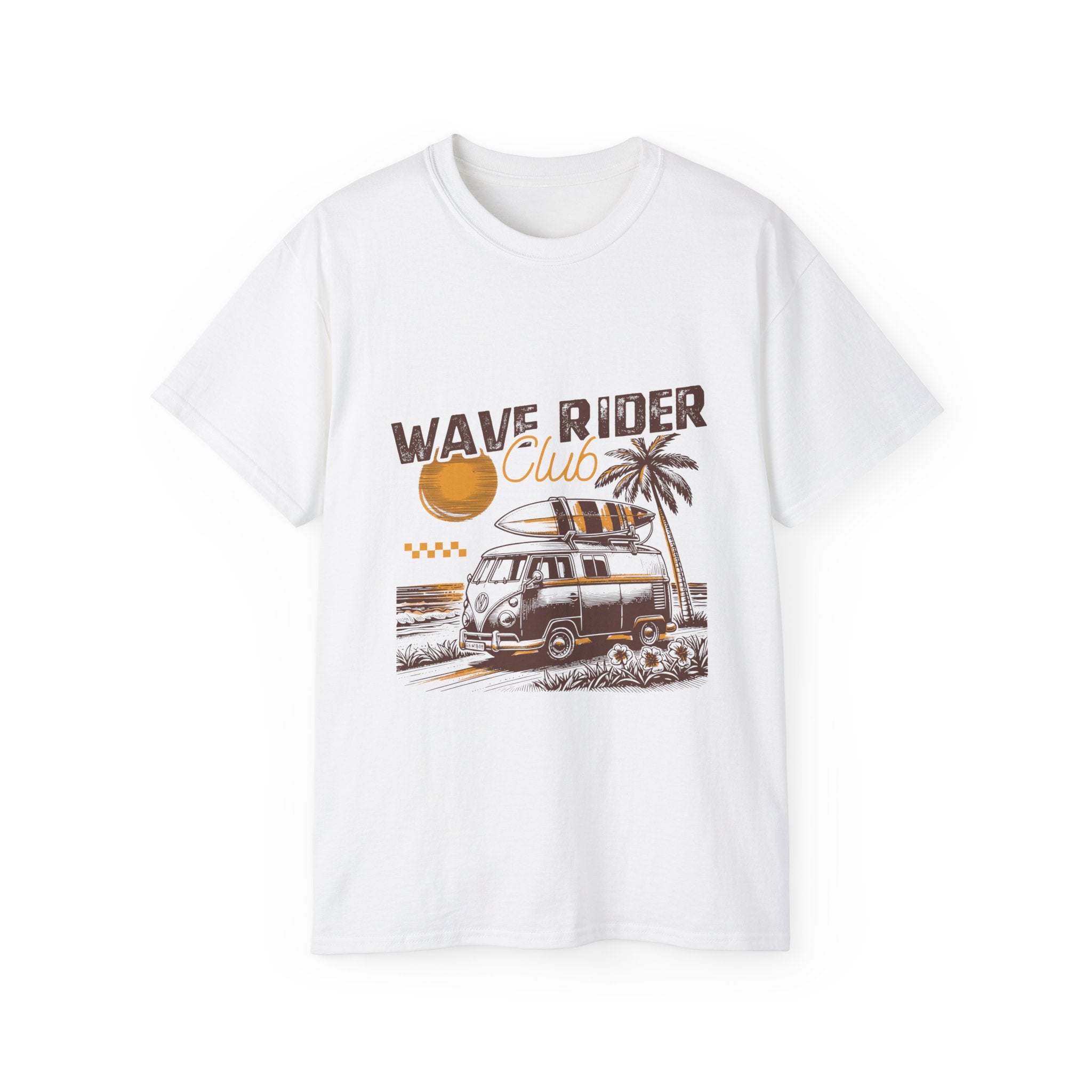 Plage d'été vintage : t-shirt Wave Rider