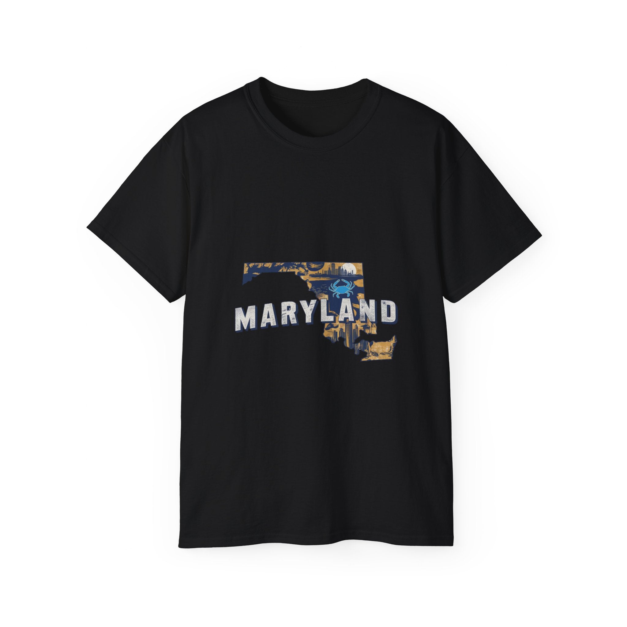 États américains emblématiques rétro : t-shirt Maryland