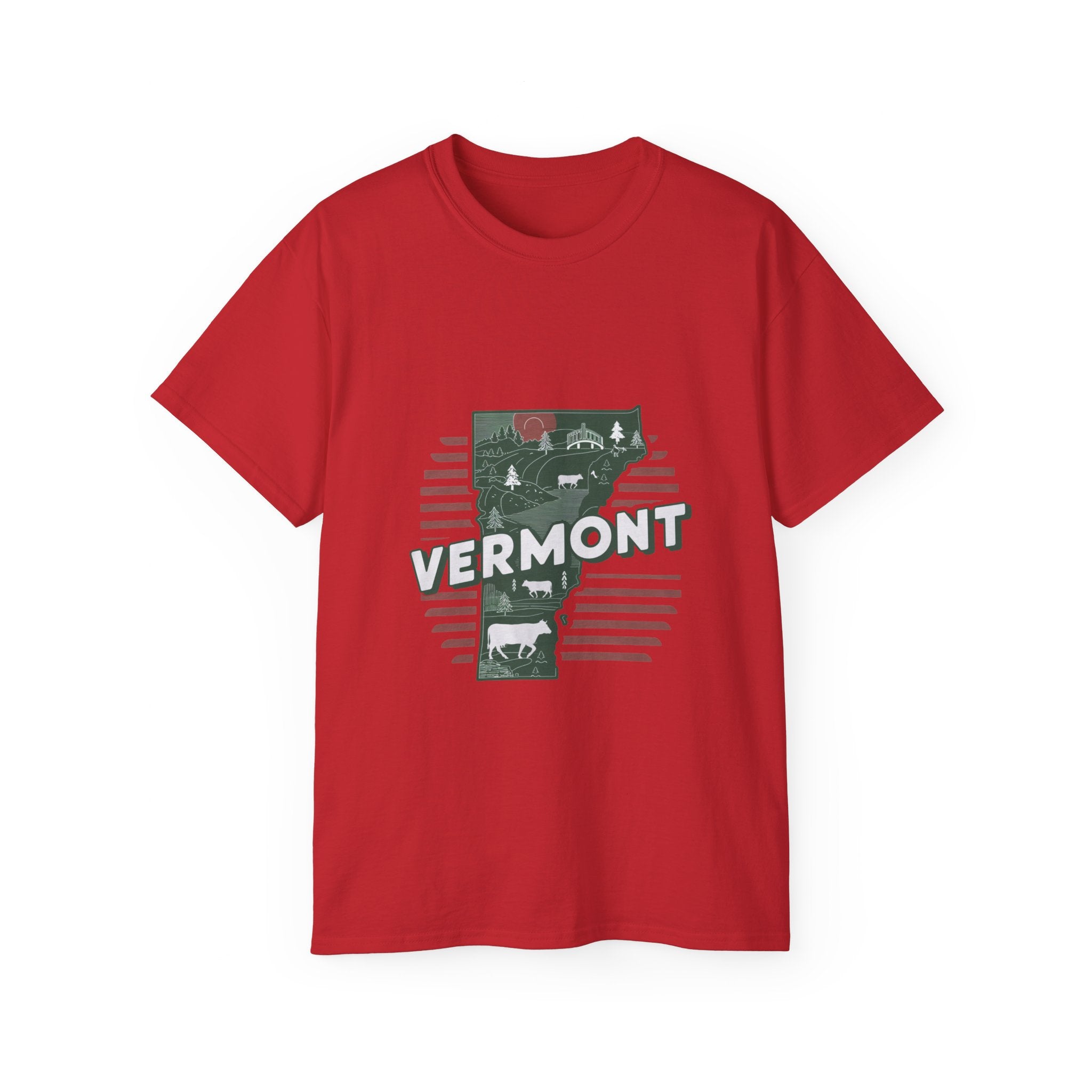 Retro Iconic States degli Stati Uniti: maglietta del Vermont