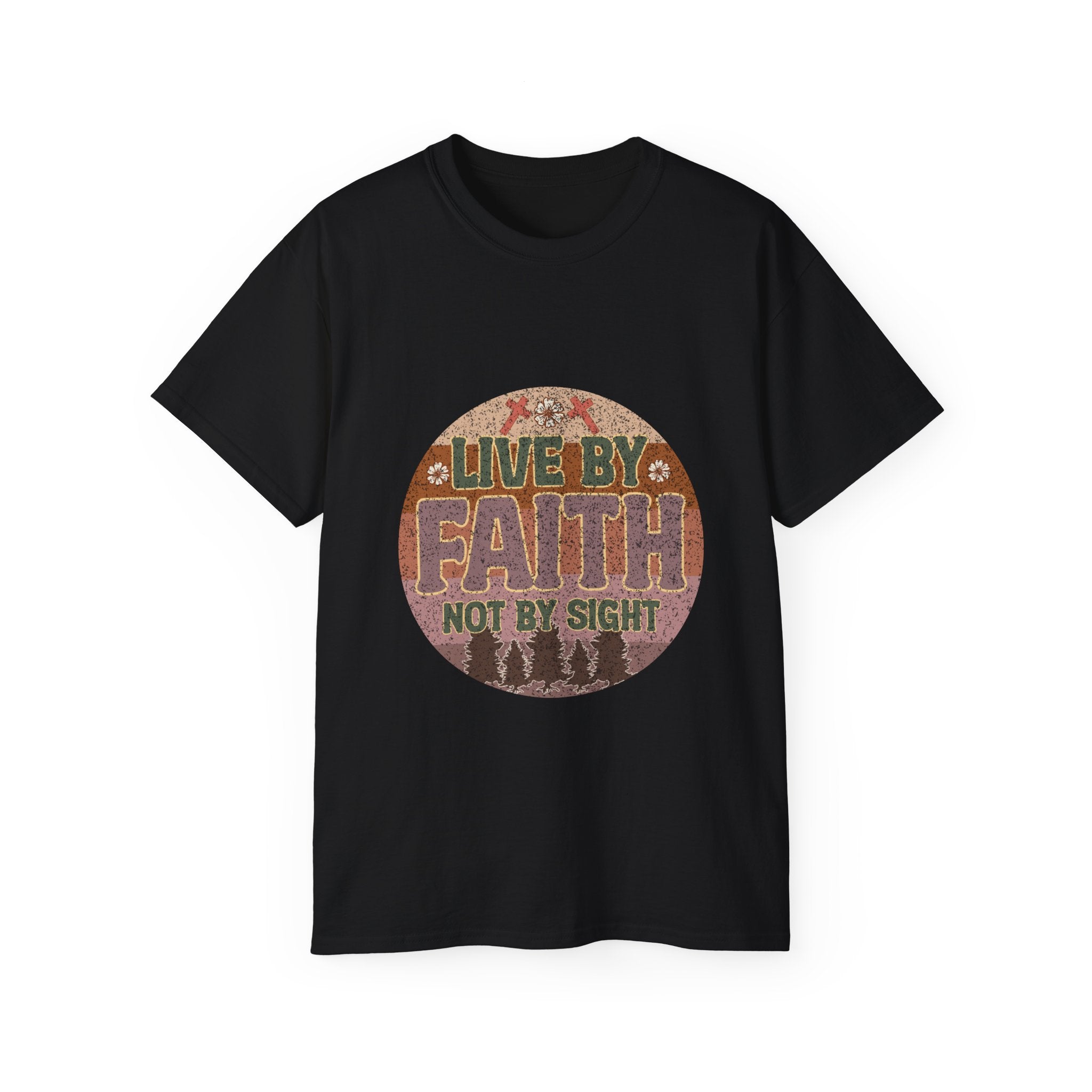 Christian t-shirt, Live by Faith t-shirt