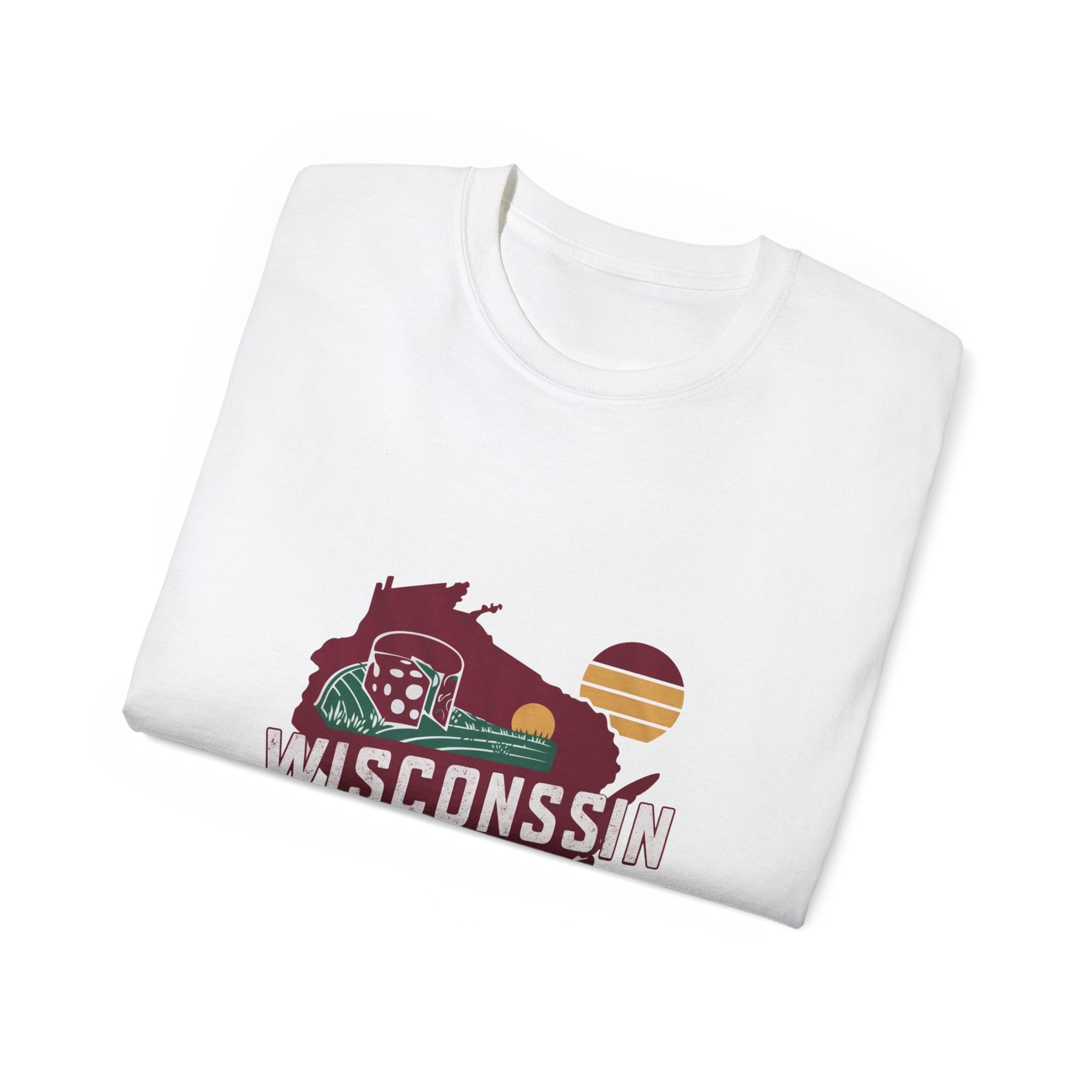 Retro  Iconic U.S. States : Wisconssin t-shirt