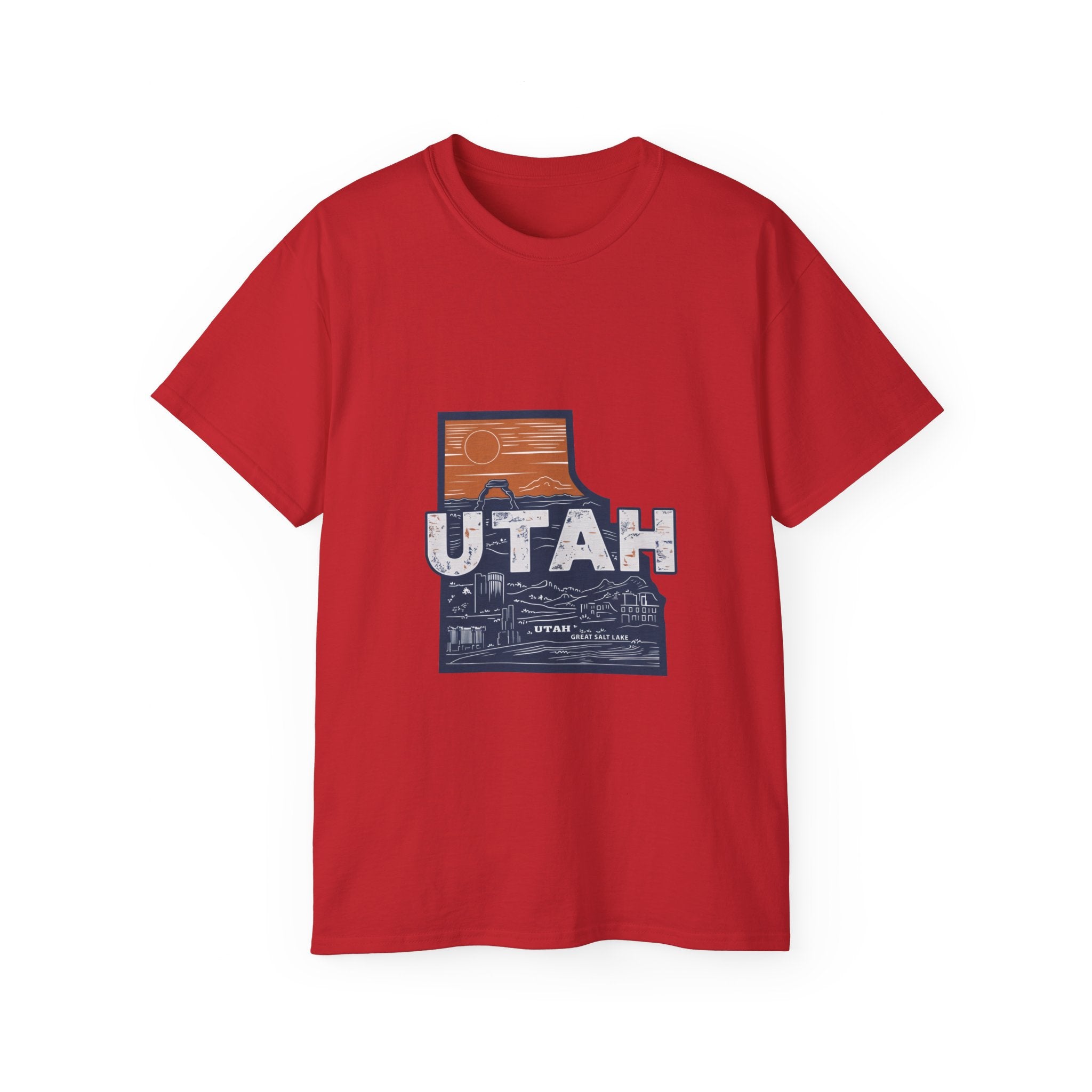 États américains emblématiques rétro : t-shirt Utah