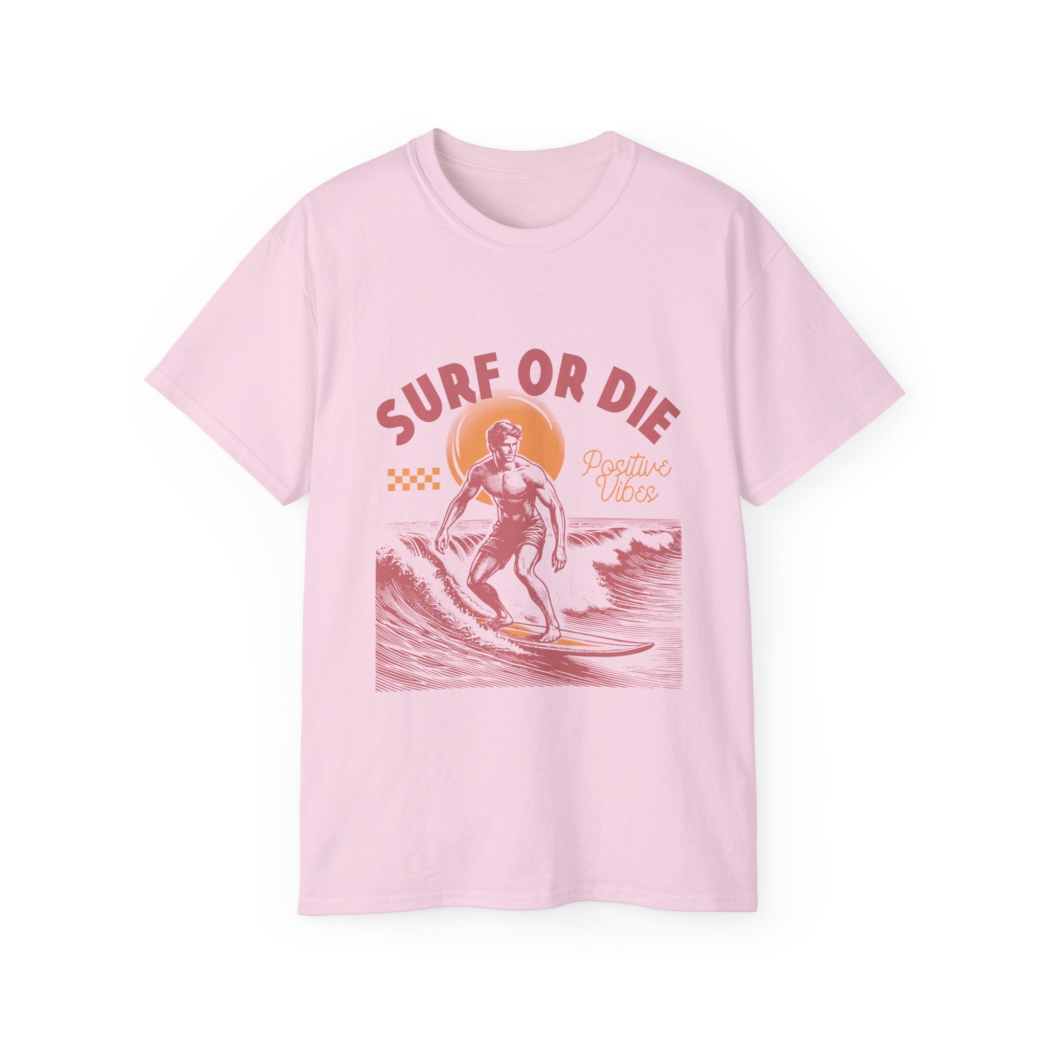 Vintage Summer Beach: maglietta Surf or Die