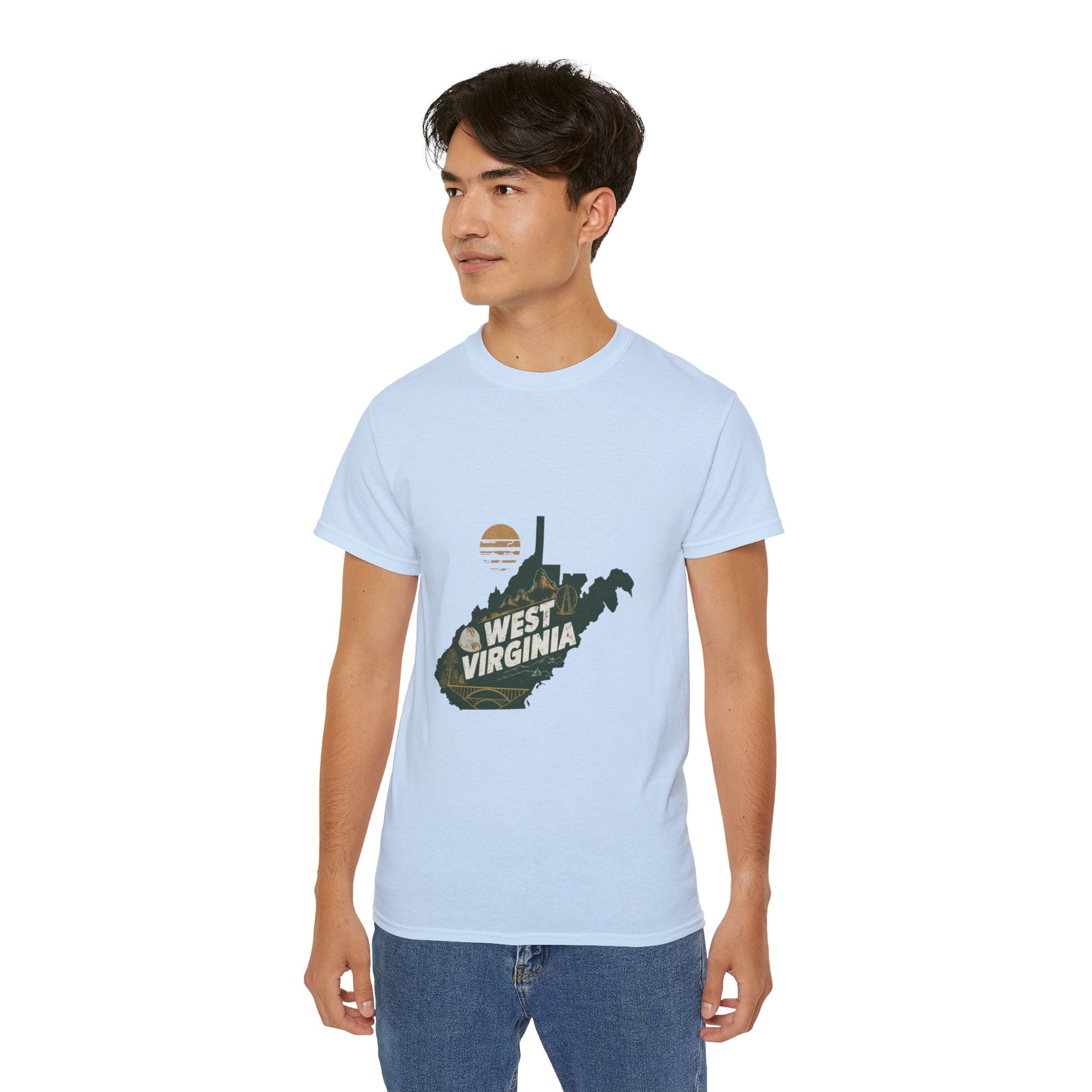 Retro  Iconic U.S. States : West Virginia t-shirt