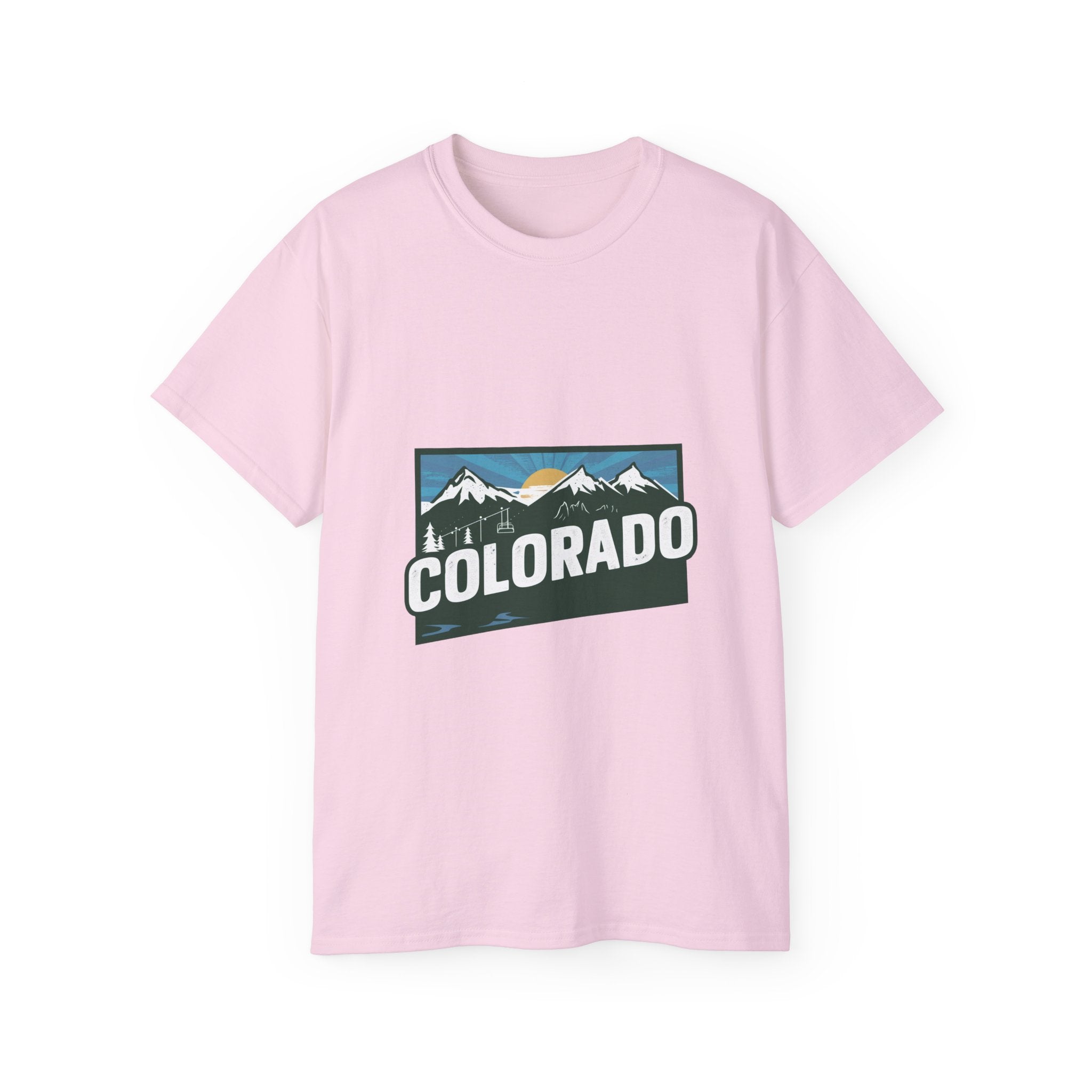 Retro Iconic States degli Stati Uniti: t-shirt Colorado