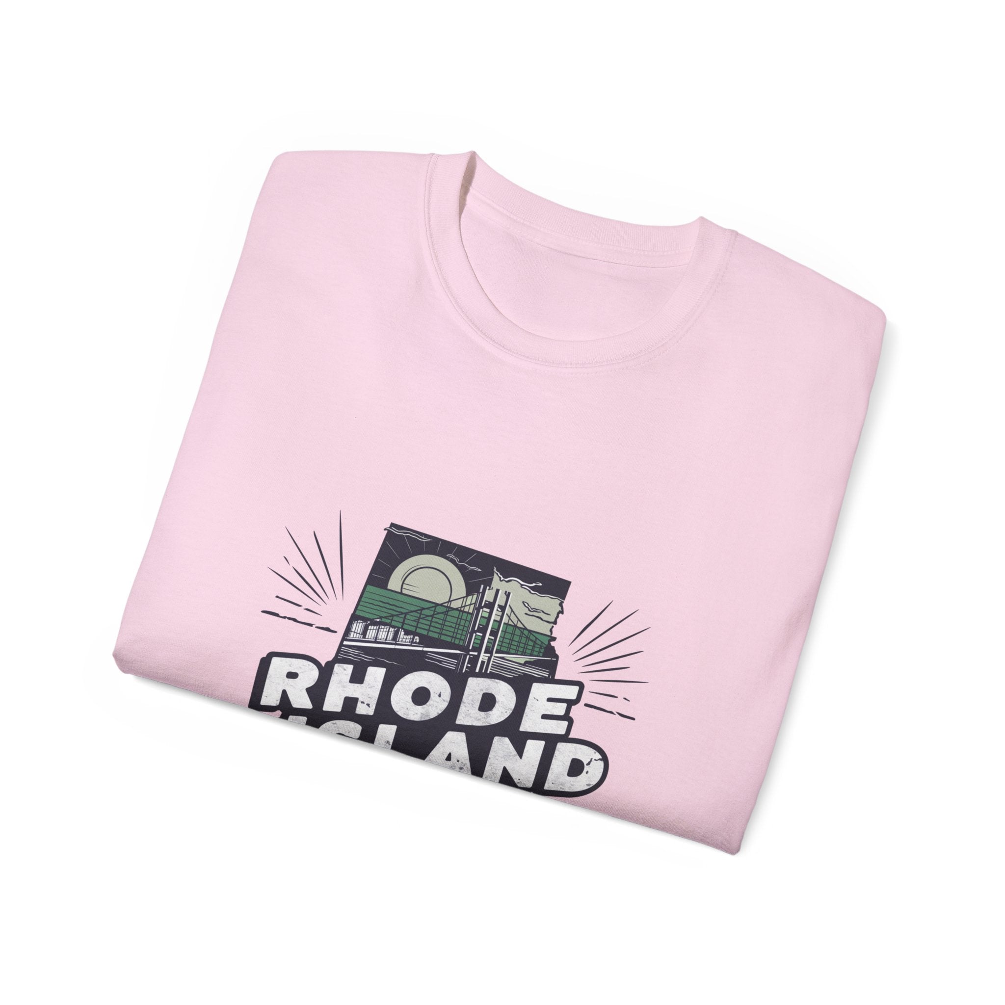 États américains emblématiques rétro : t-shirt Rhode Island