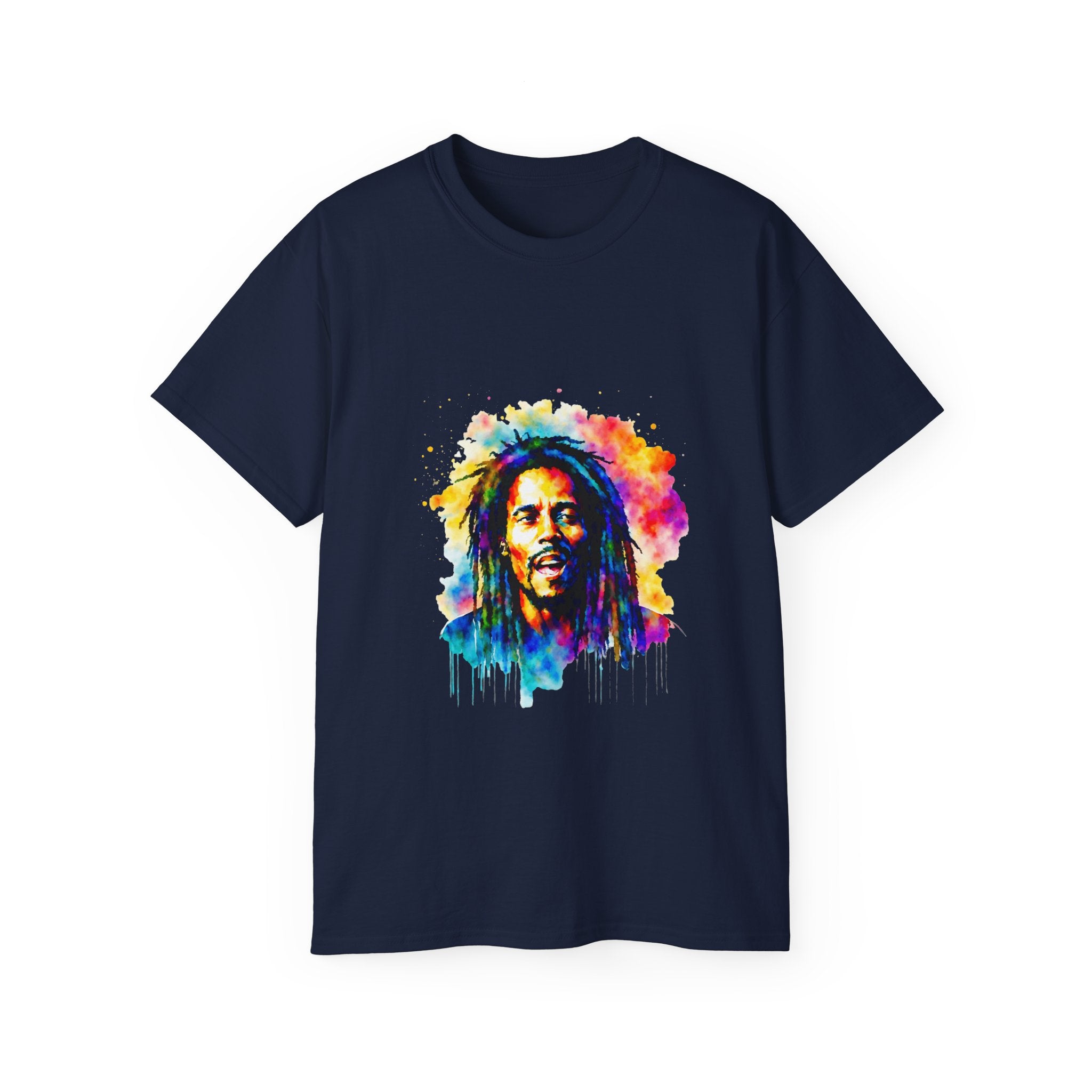 Bob Marley t-shirt, Colorful Reggae Dreads t-shirt