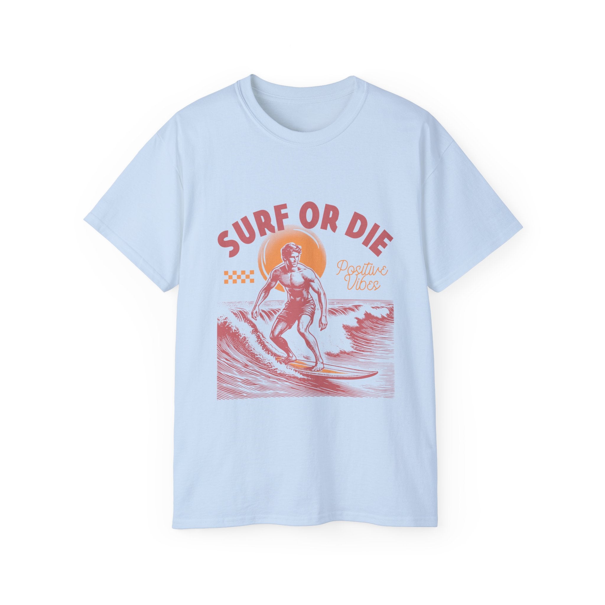 Plage d'été vintage : t-shirt Surf or Die