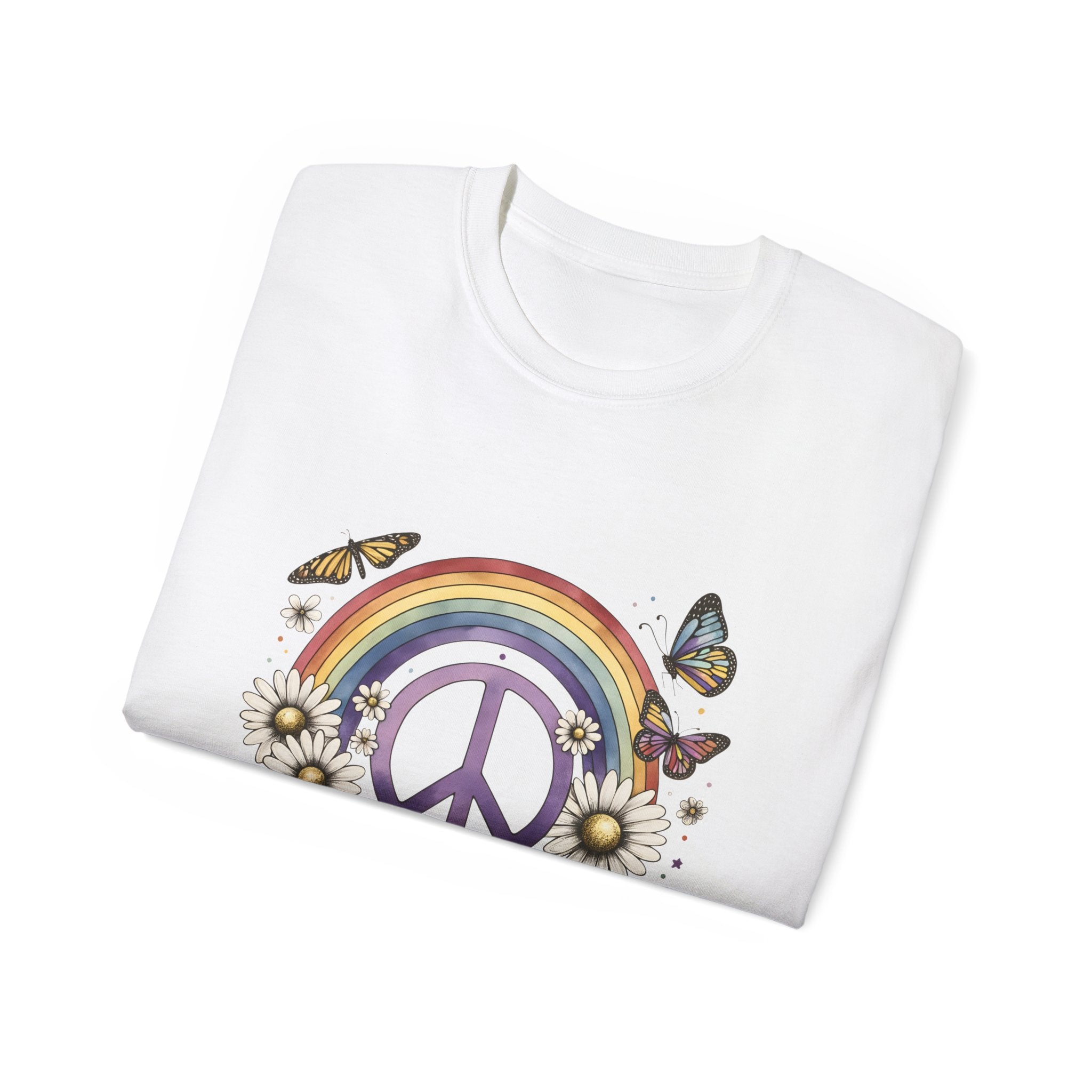 Hippie t-shirt, peace' and 'kindness t-shirt