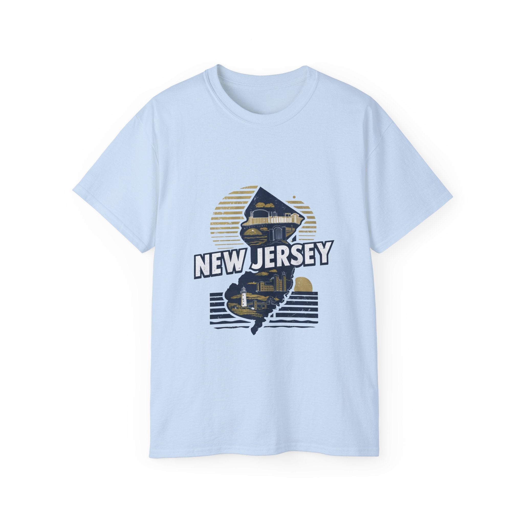 États américains emblématiques rétro : t-shirt New Jersey