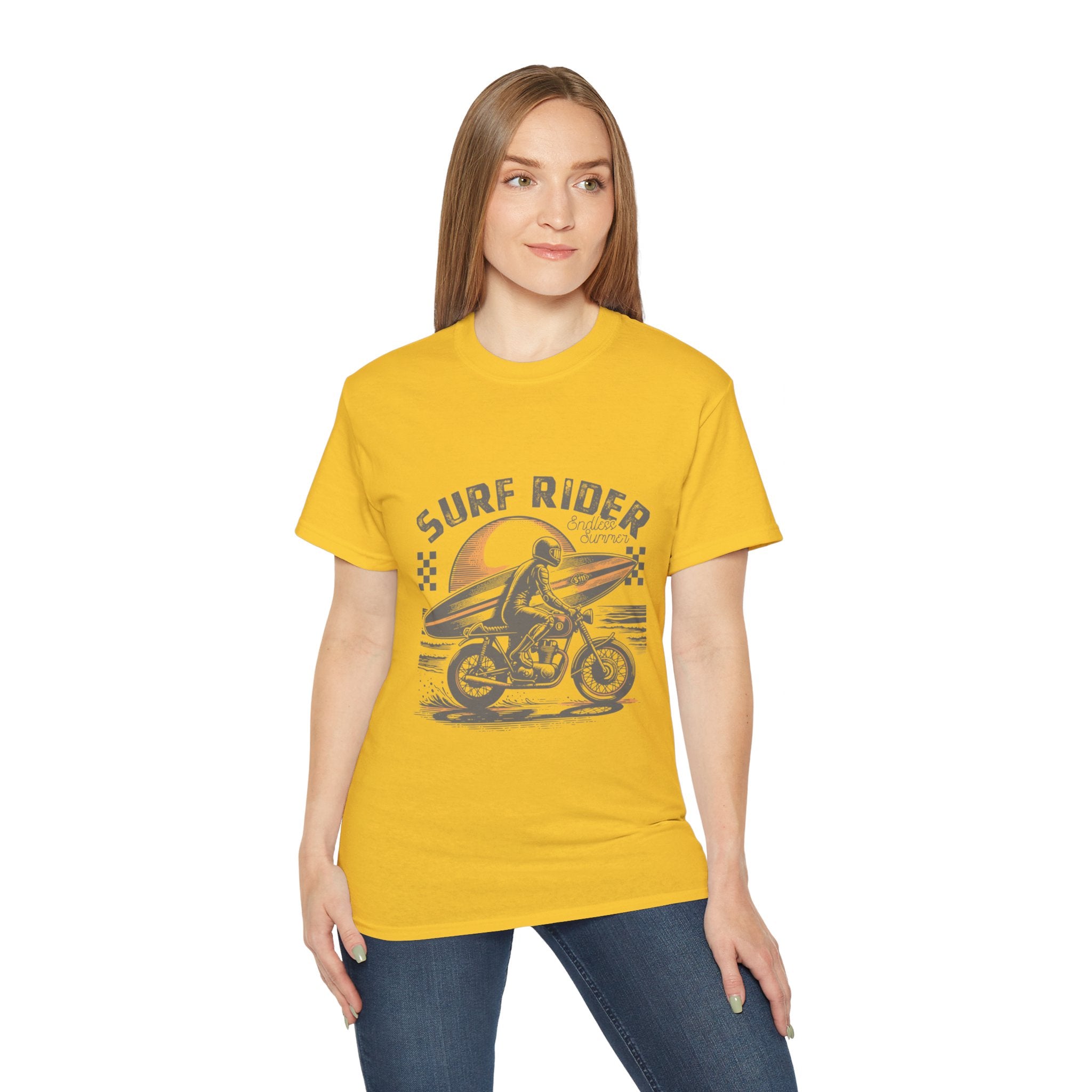 Plage d'été vintage : t-shirt Surf Rider