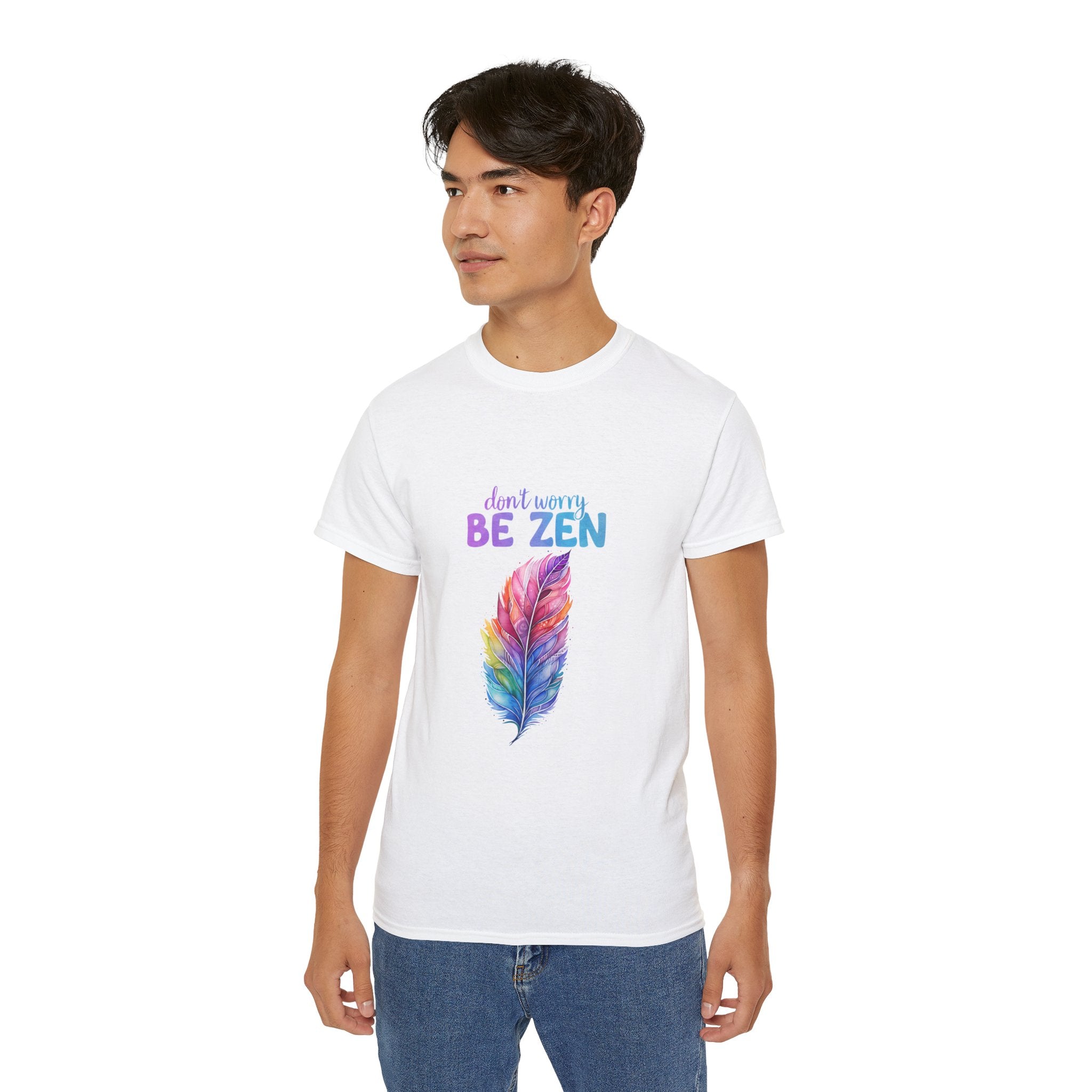 T-shirt yoga, t-shirt meditazione, t-shirt Be Zen