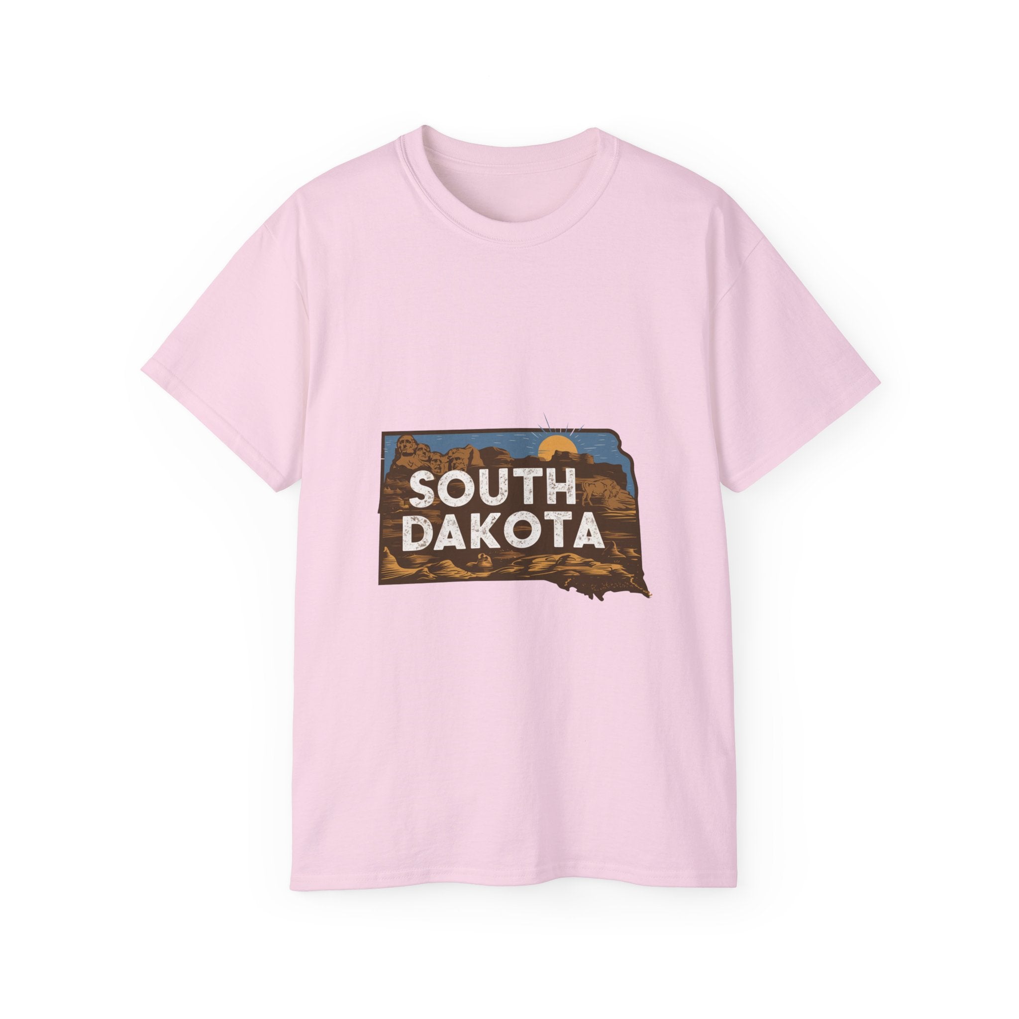 États américains emblématiques rétro : t-shirt Dakota du Sud