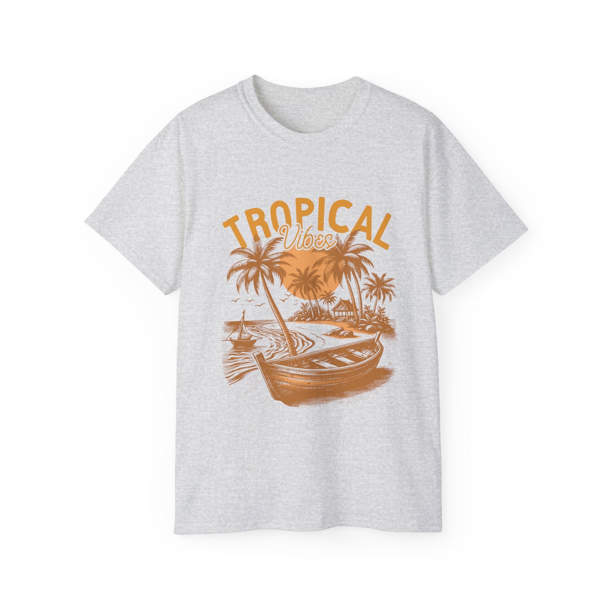 Vintage Summer Beach: maglietta tropicale