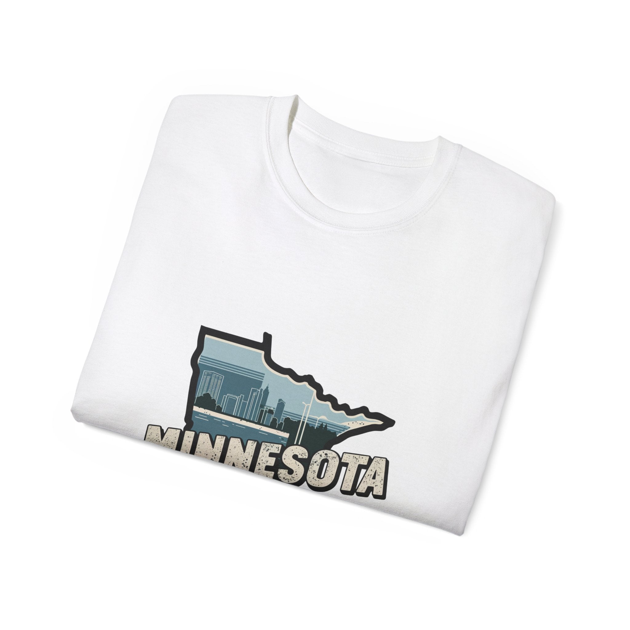 États américains emblématiques rétro : t-shirt Minnesota