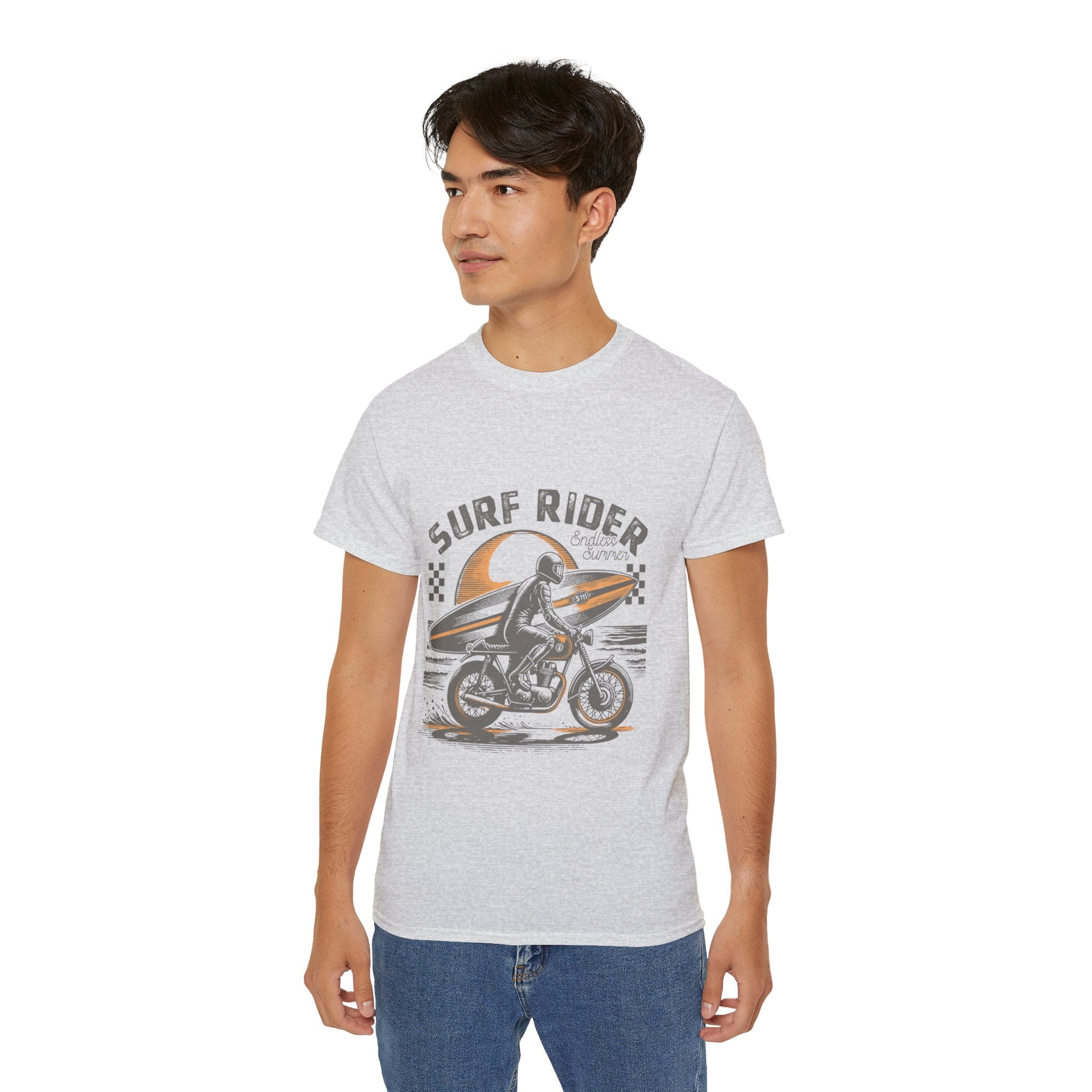 Plage d'été vintage : t-shirt Surf Rider