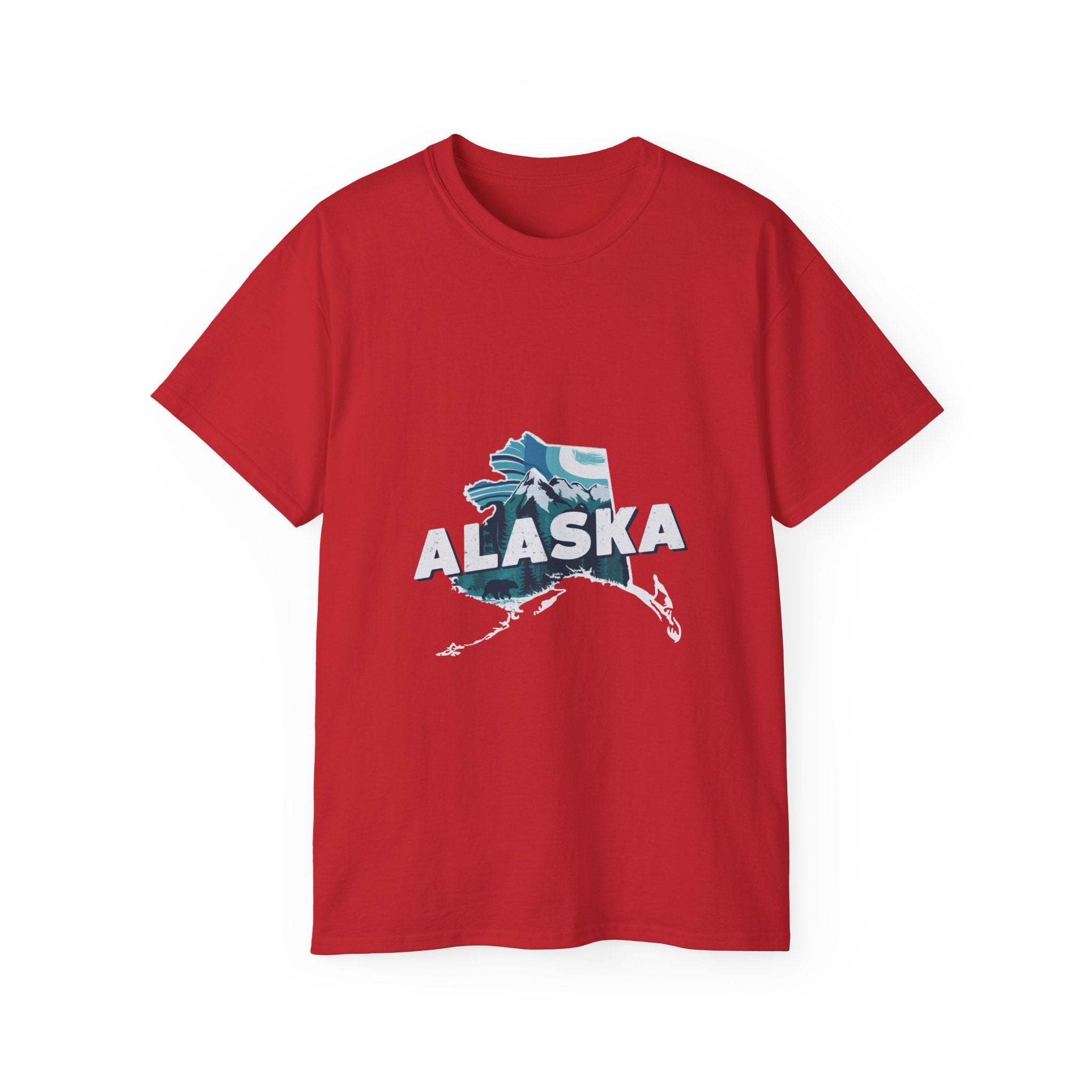 États américains emblématiques rétro : t-shirt Alaska