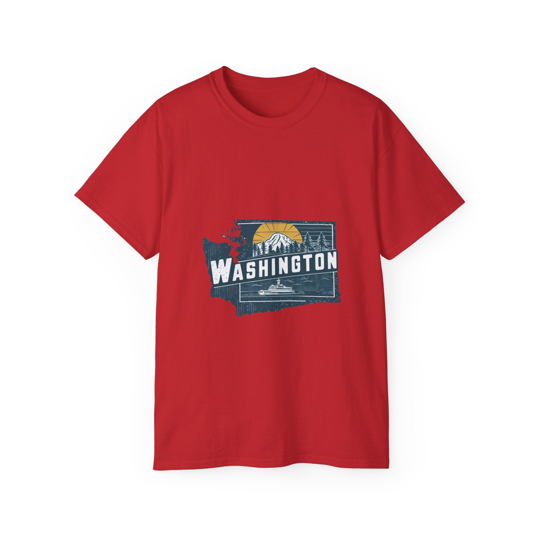 États américains emblématiques rétro : t-shirt Washington