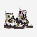 Bold Punk Vegan Combat Boots - Unleash Your Rebellious Spirit