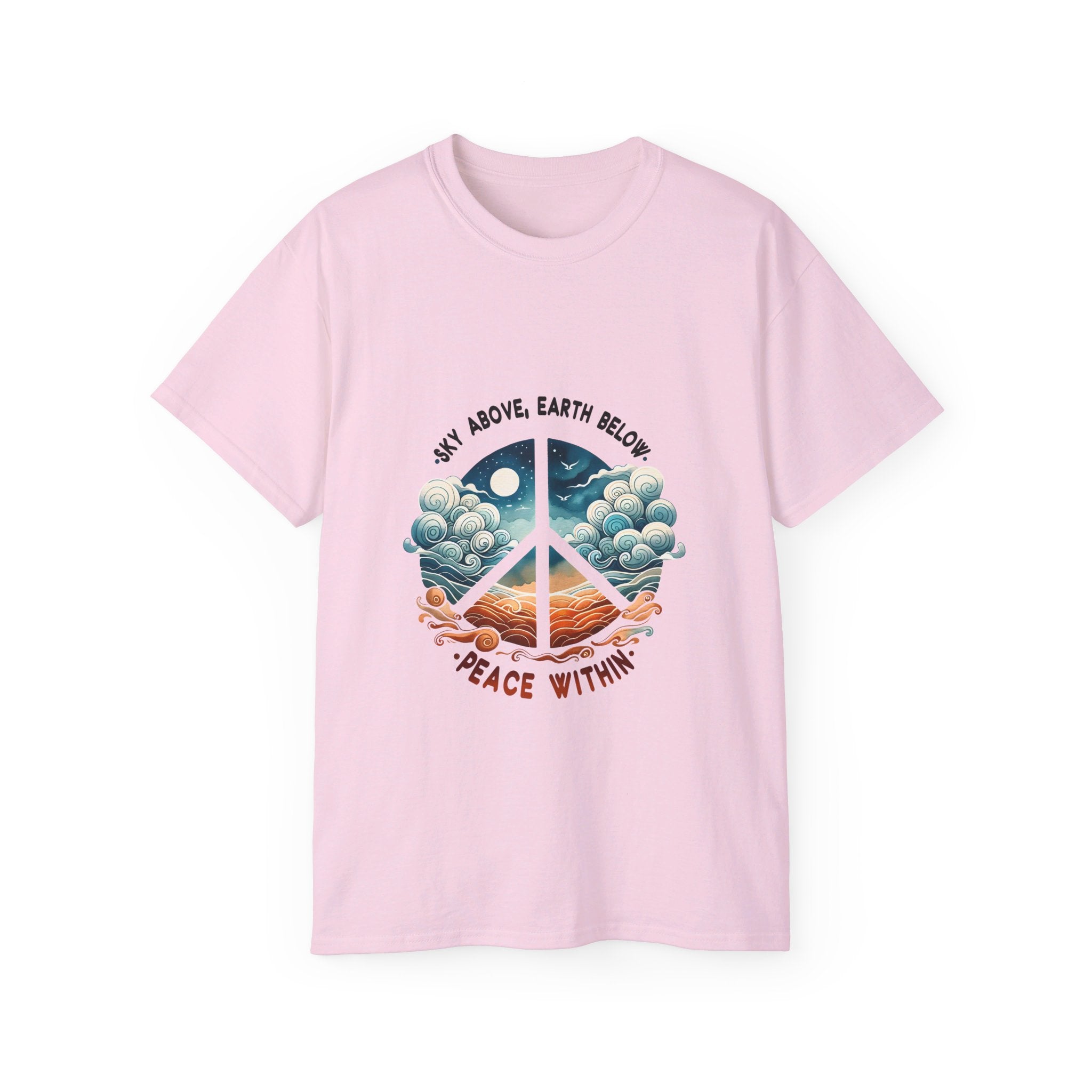 T-shirt de yoga, t-shirt de méditation ? T-shirt Ciel au-dessus