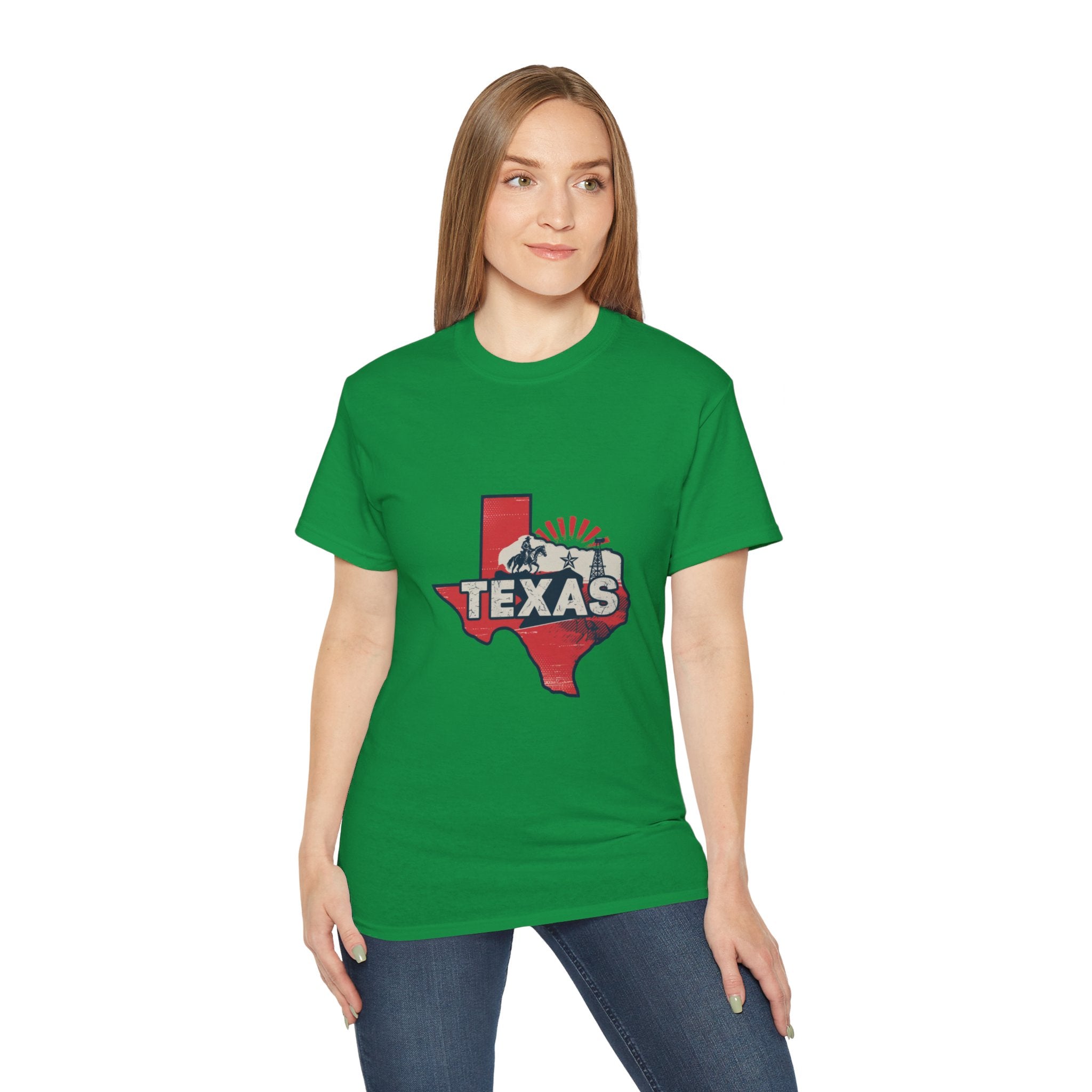 États américains emblématiques rétro : t-shirt Texas