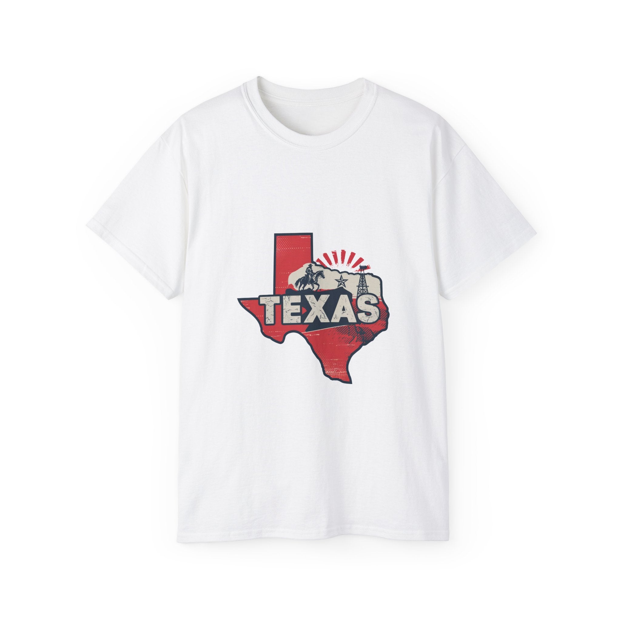 Stati Uniti retrò iconici: t-shirt Texas