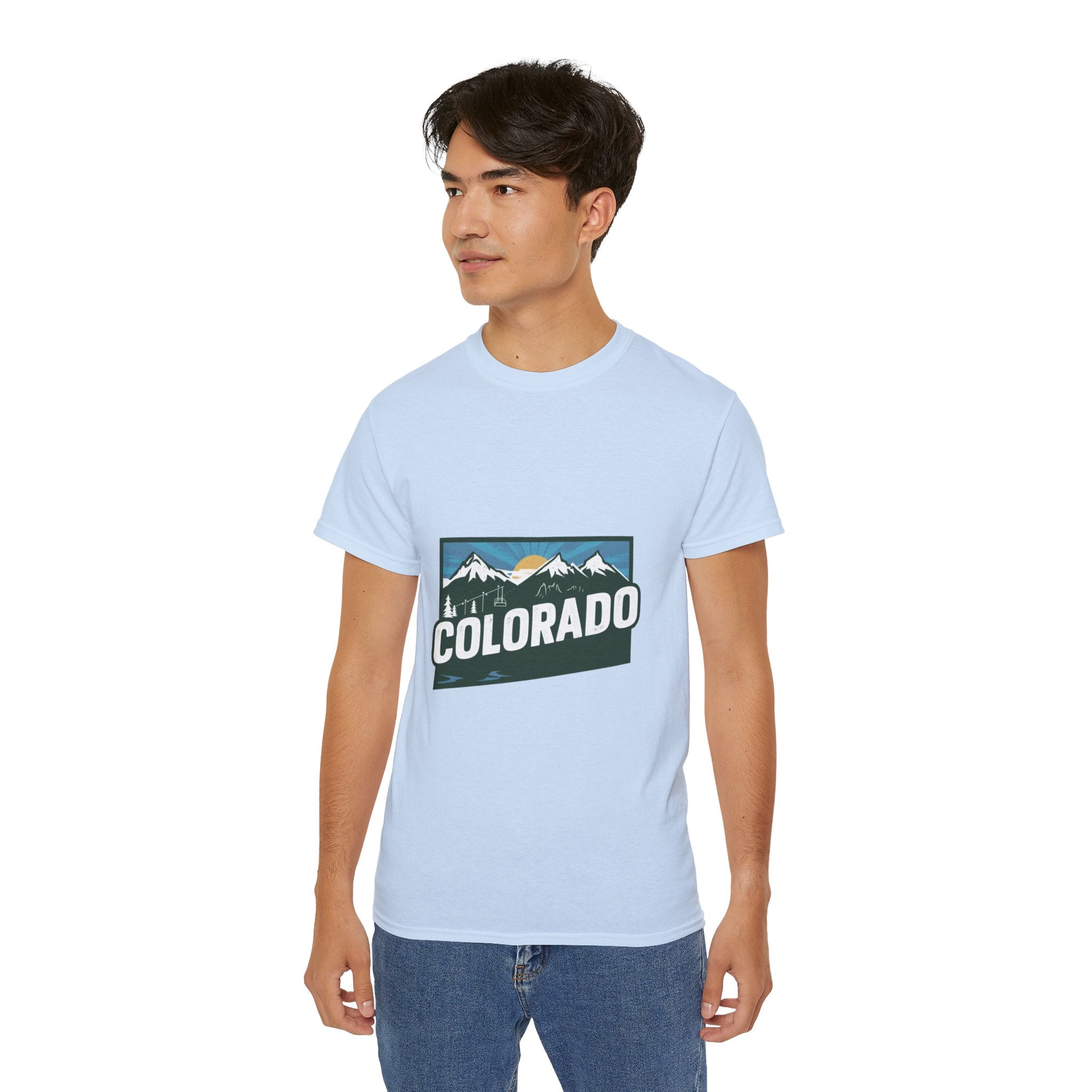 États américains emblématiques rétro : t-shirt Colorado