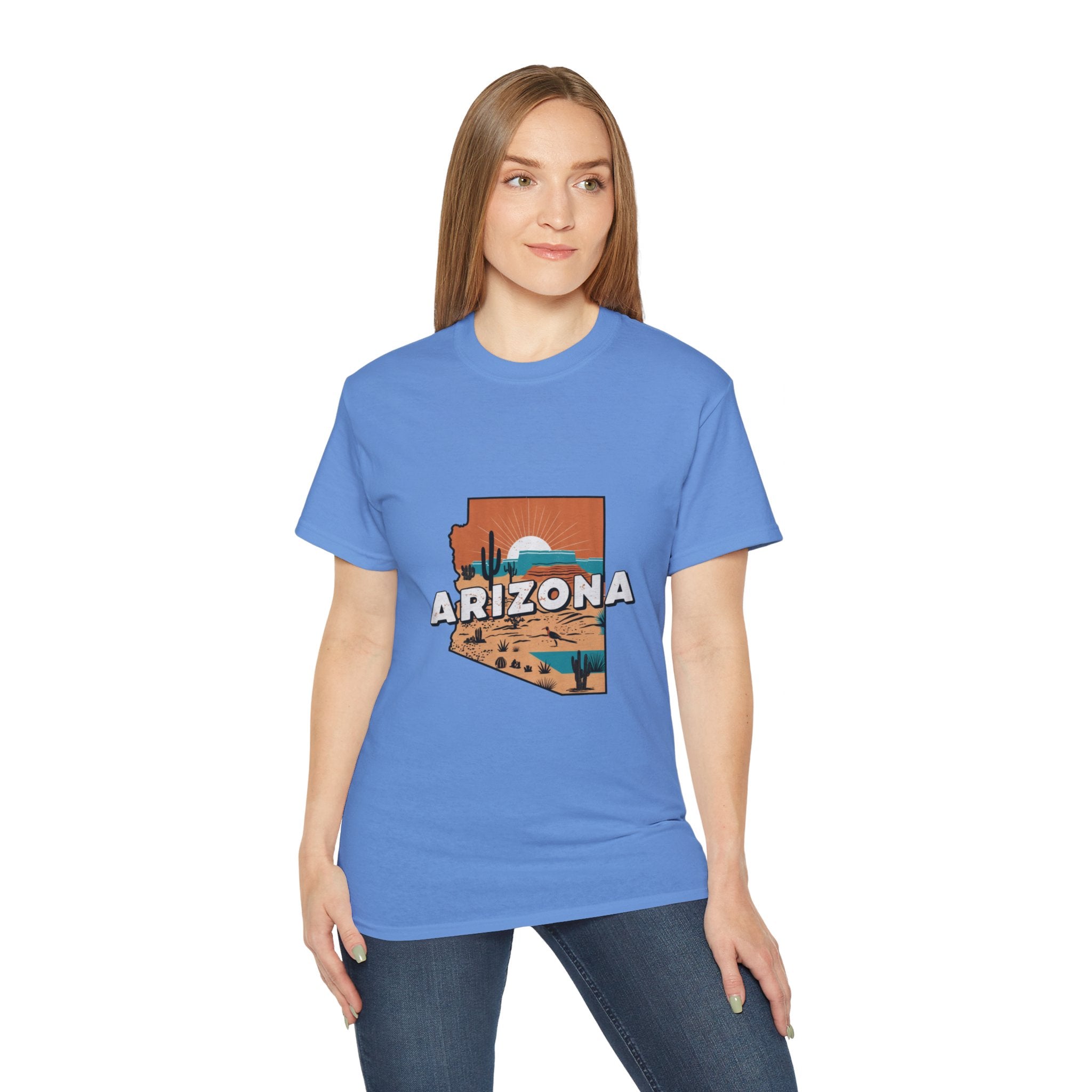 États américains emblématiques rétro : t-shirt Arizona