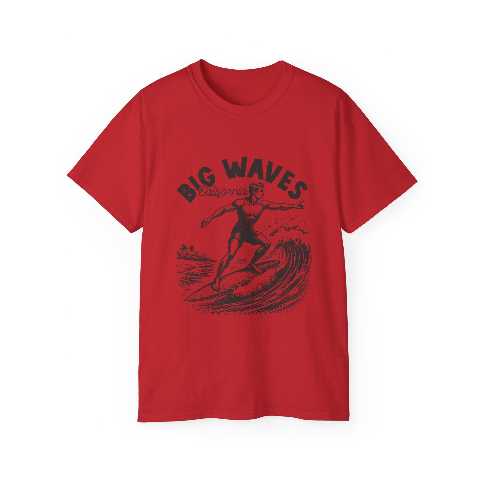 Vintage Summer Beach: Big Waves - T-shirt California