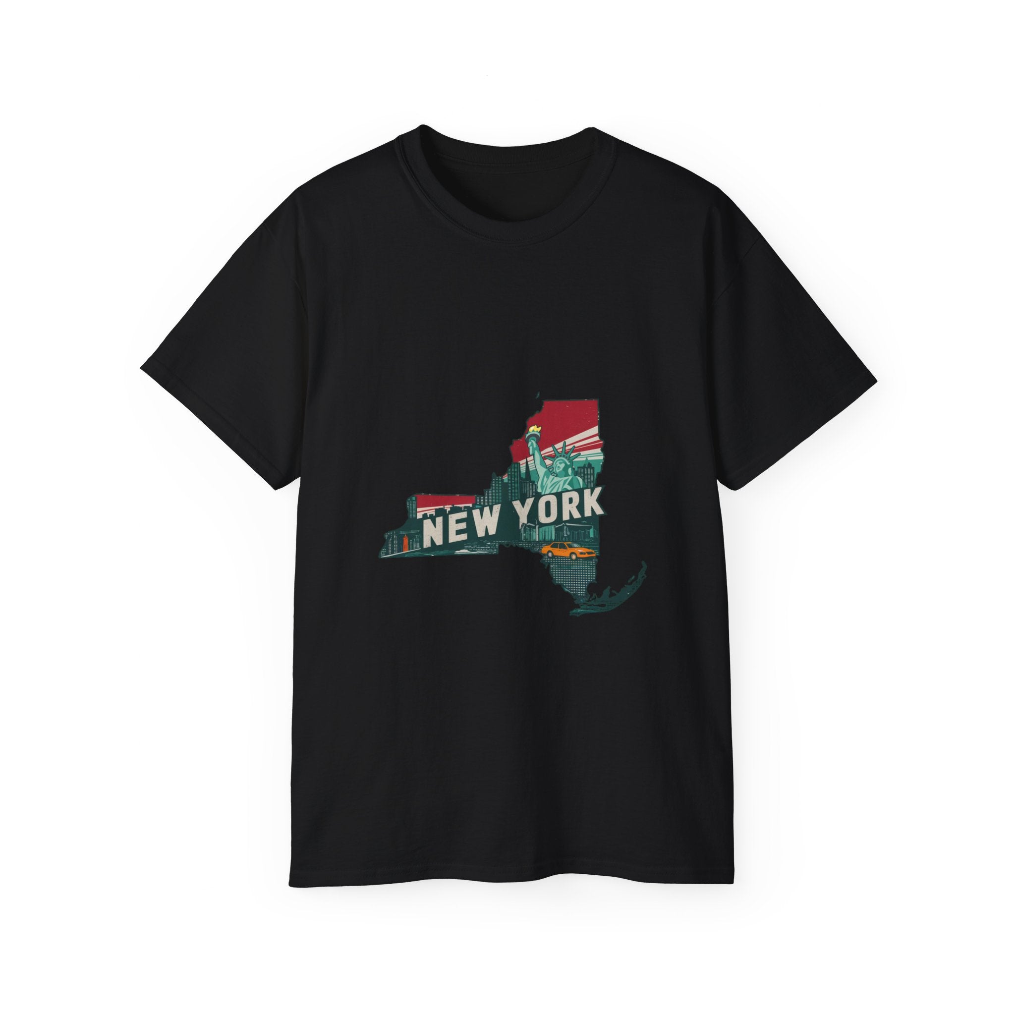 États américains emblématiques rétro : t-shirt New York