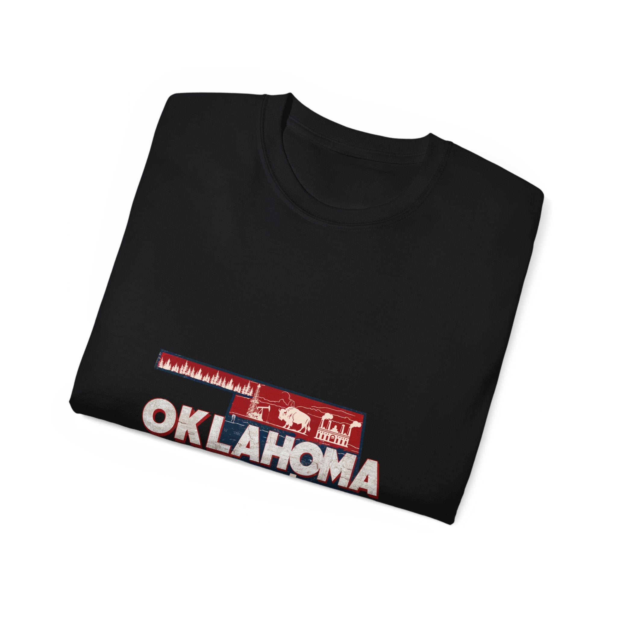 Retro iconici Stati Uniti: maglietta dell'Oklahoma