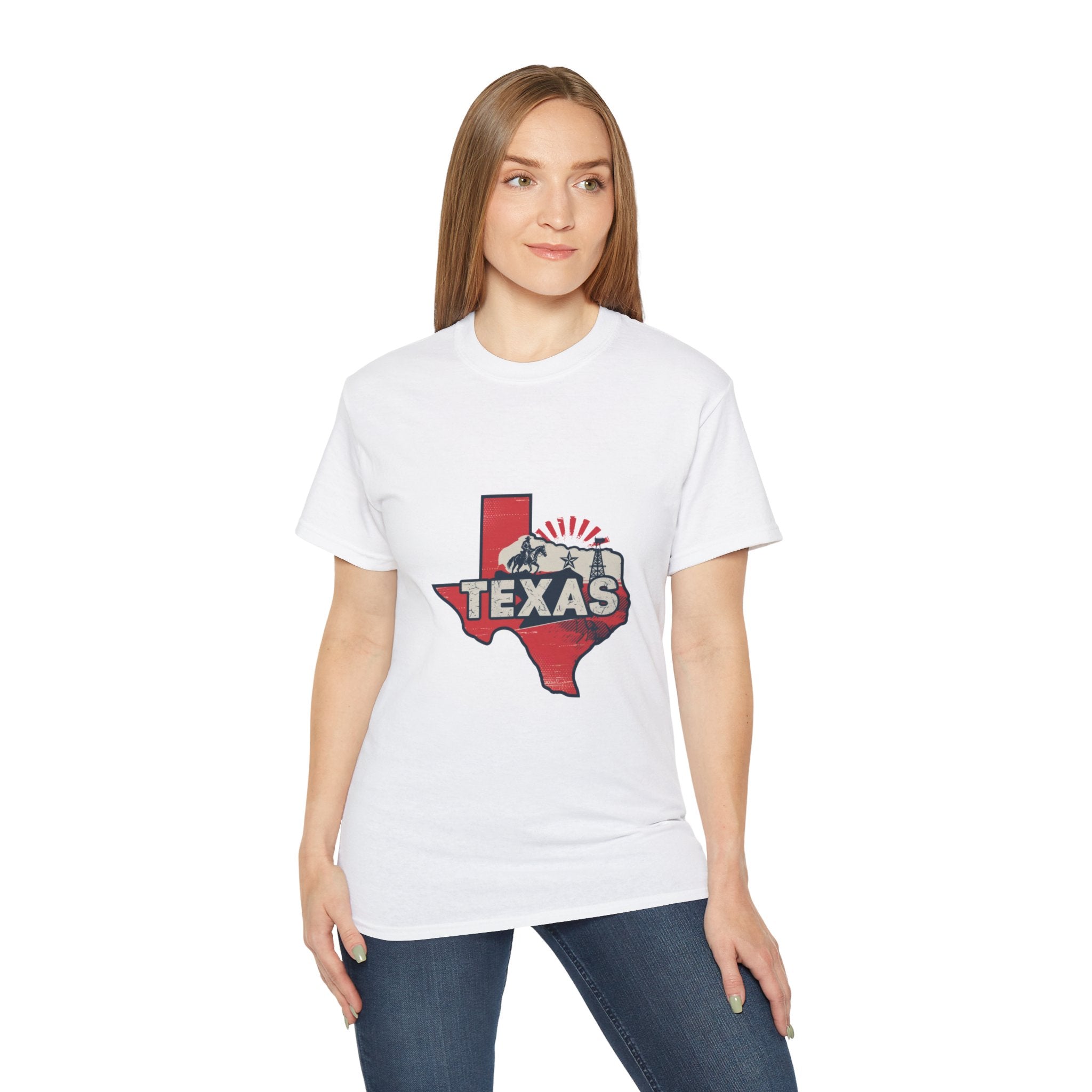 États américains emblématiques rétro : t-shirt Texas