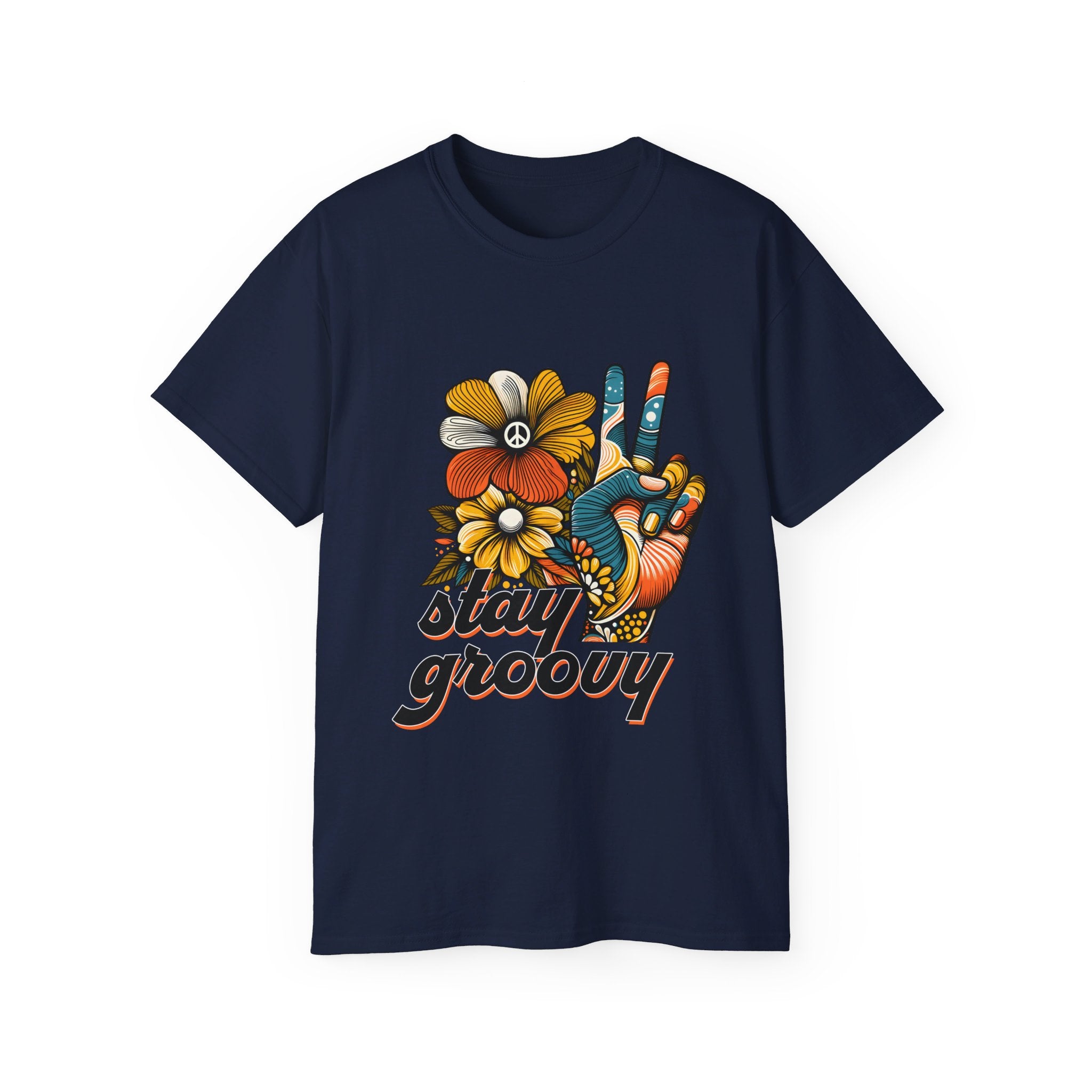 Hippie t-shirt, Flower of Peace T-shirt