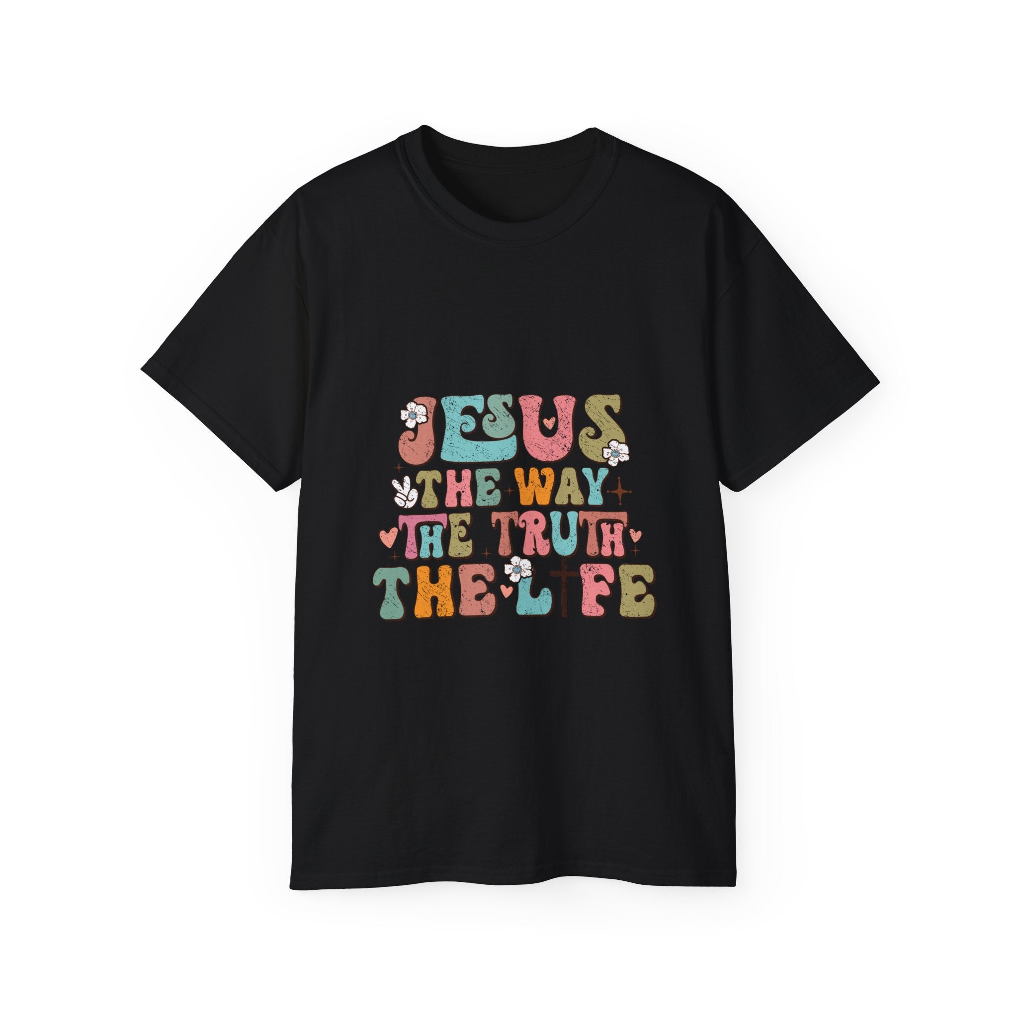 T-shirt chrétien, Jésus le chemin, la vérité, la vie