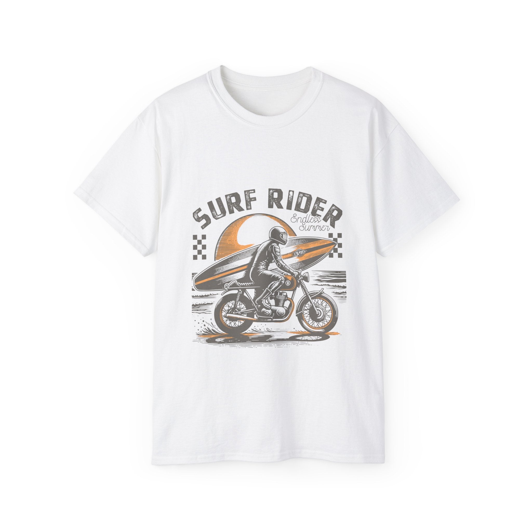 Plage d'été vintage : t-shirt Surf Rider