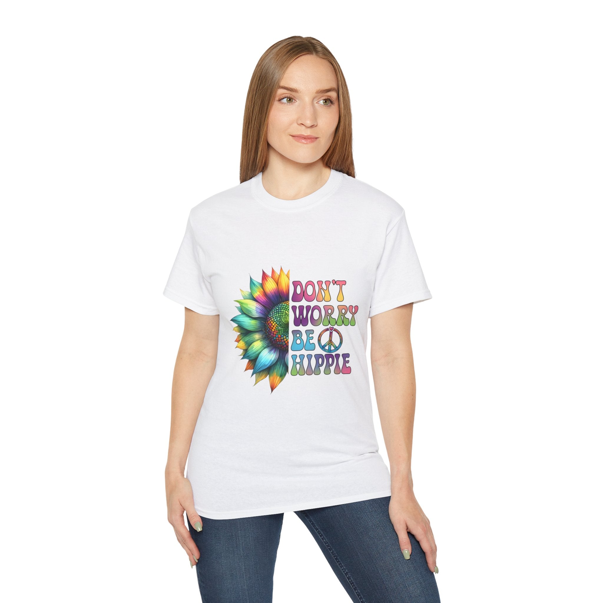 Hippie t-shirt, Bright Sunflower t-shirt