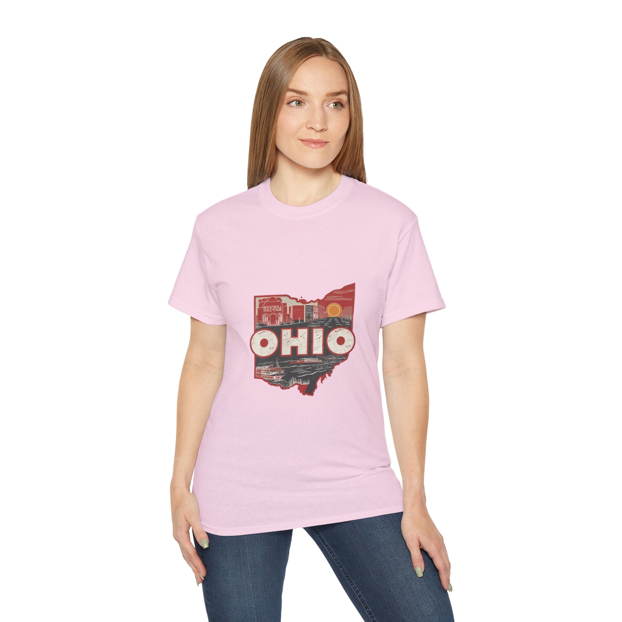 États américains emblématiques rétro : t-shirt Ohio