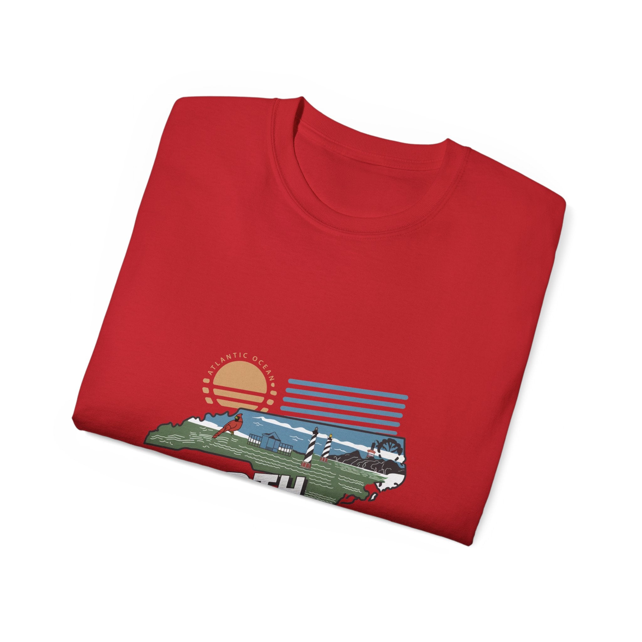 Retro  Iconic U.S. States : North Carolina t-shirt