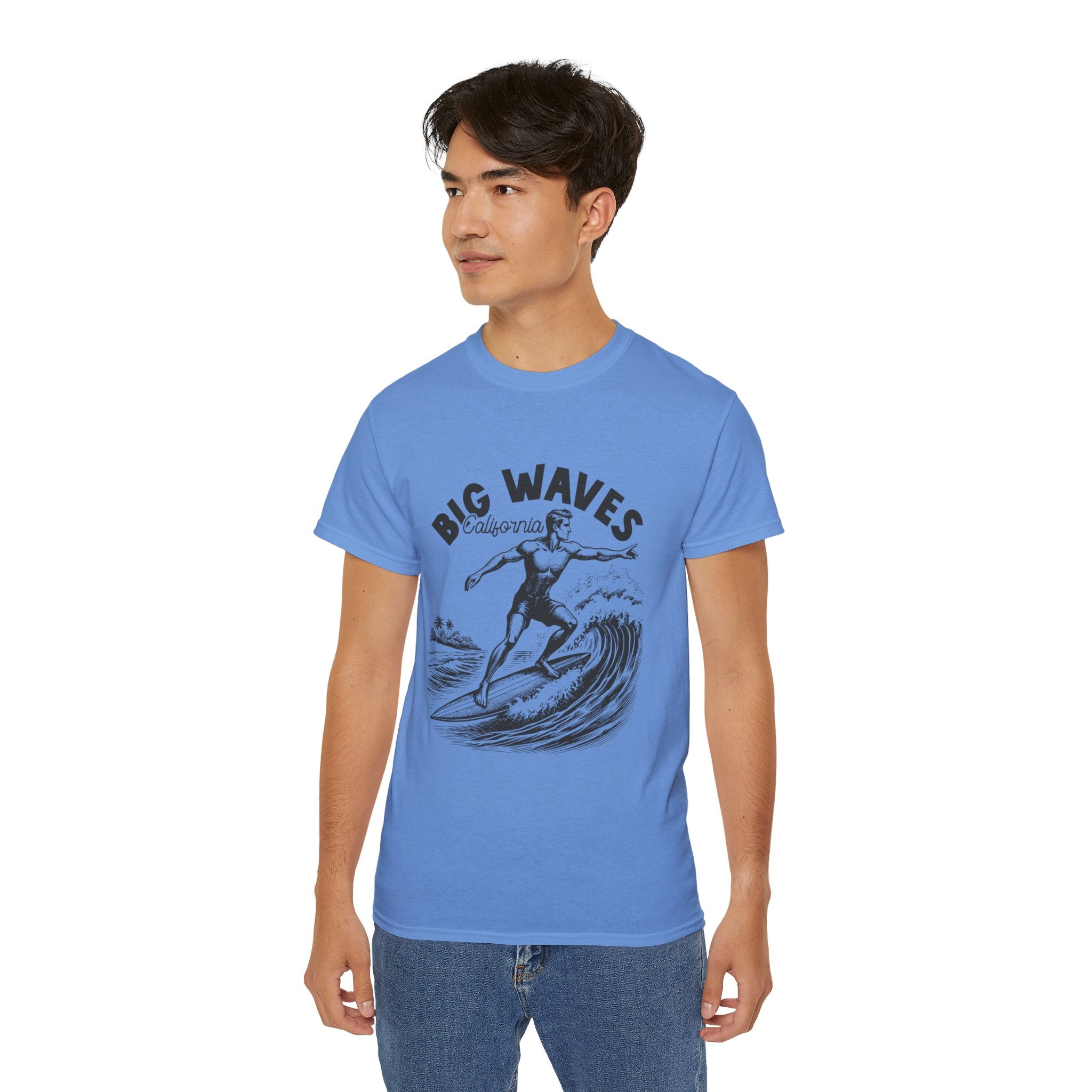 Vintage Summer Beach: Big Waves - T-shirt California