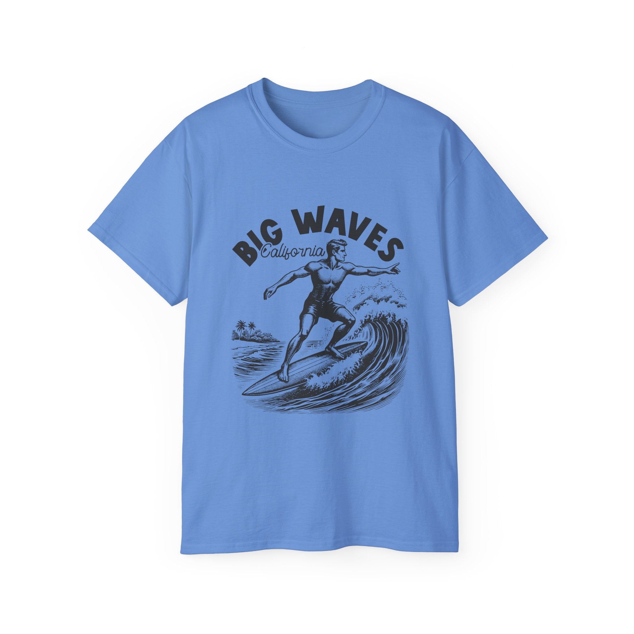 Vintage Summer Beach: Big Waves - T-shirt California