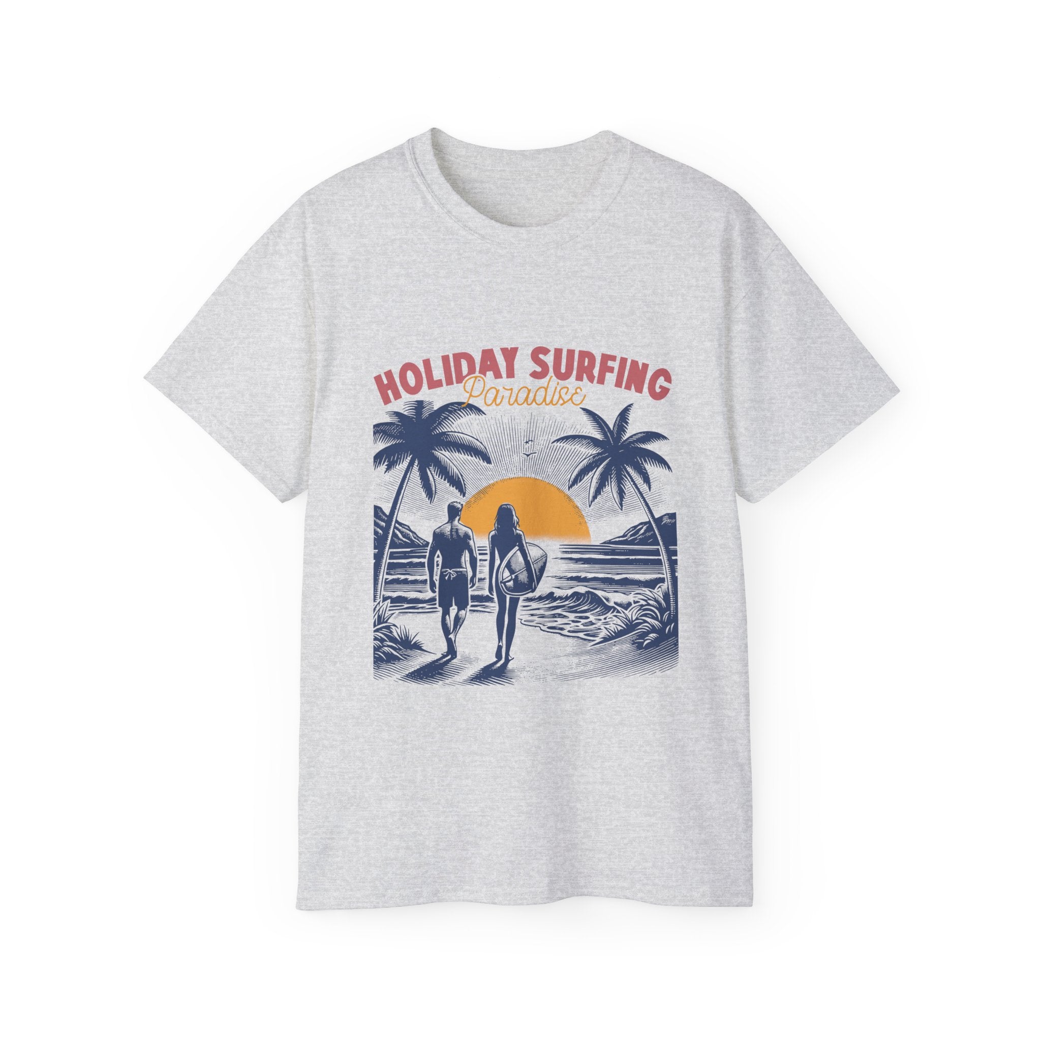 Vintage Summer Beach : T-shirt vacances surf