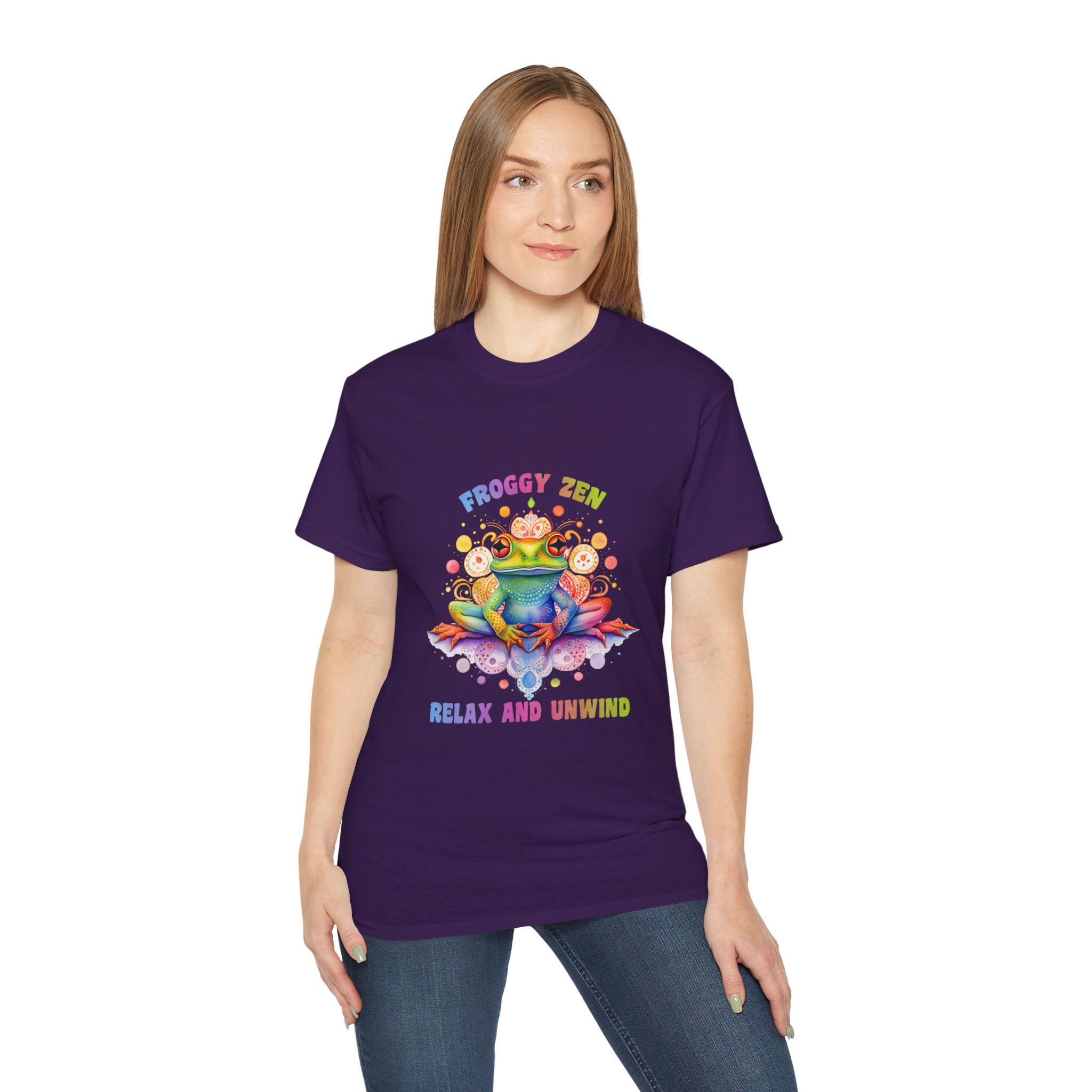 Yoga t-shirt, Meditation t-shirt, Froggy zen T-shirt