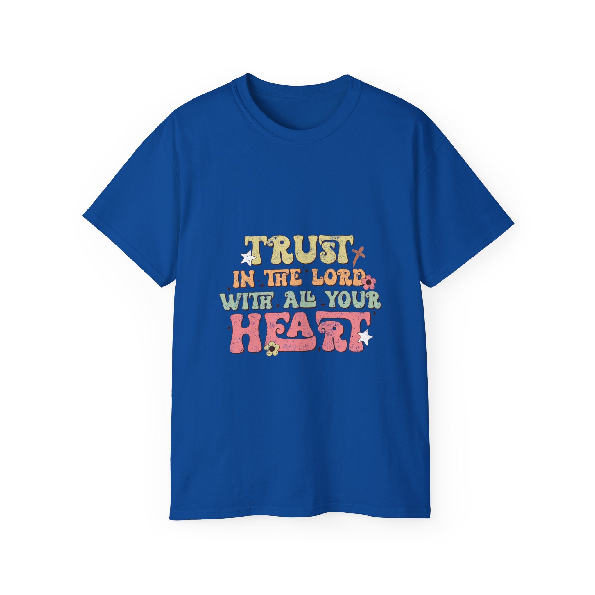 Christian t-shirt, Trust in the Lord with all your heart t-shirt