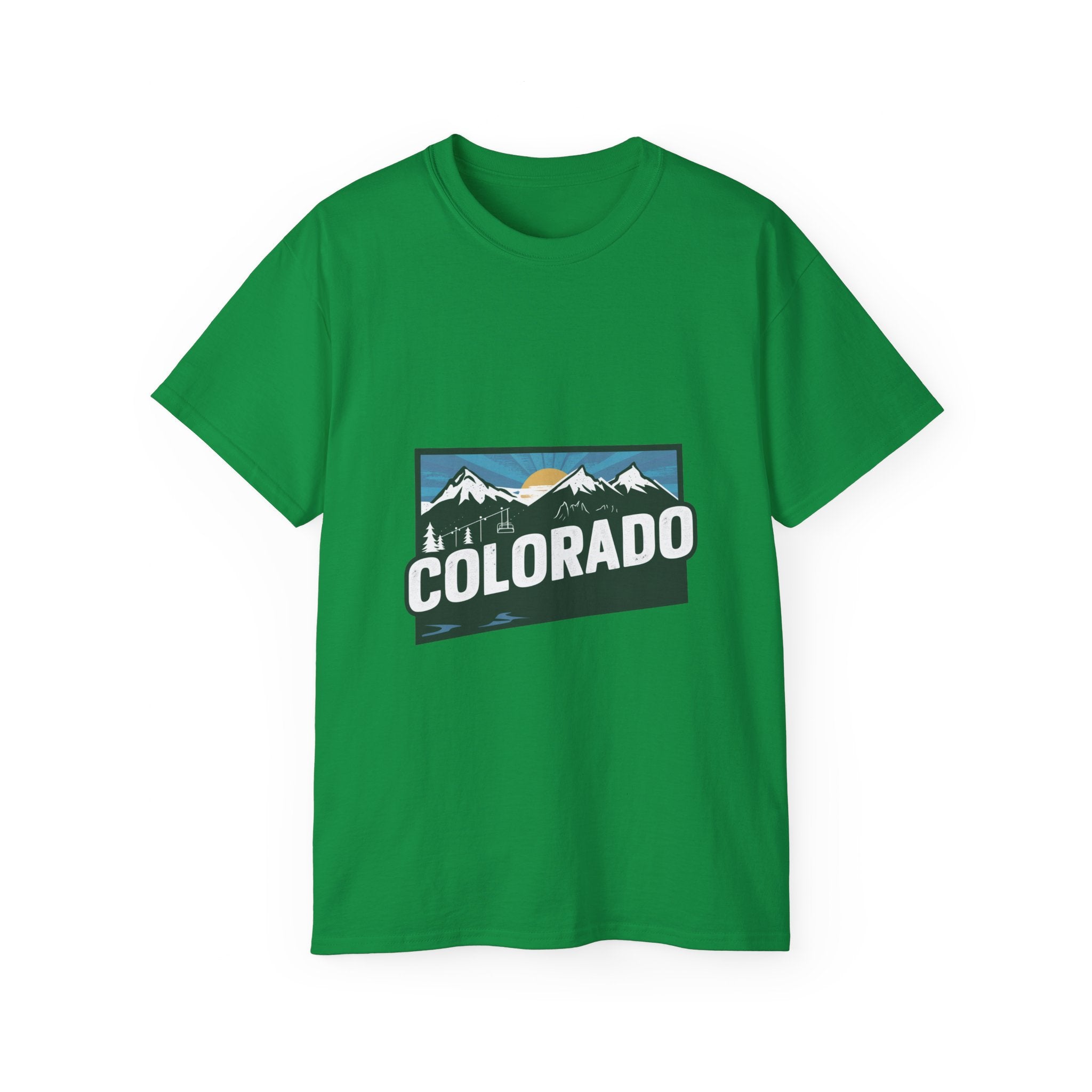 États américains emblématiques rétro : t-shirt Colorado