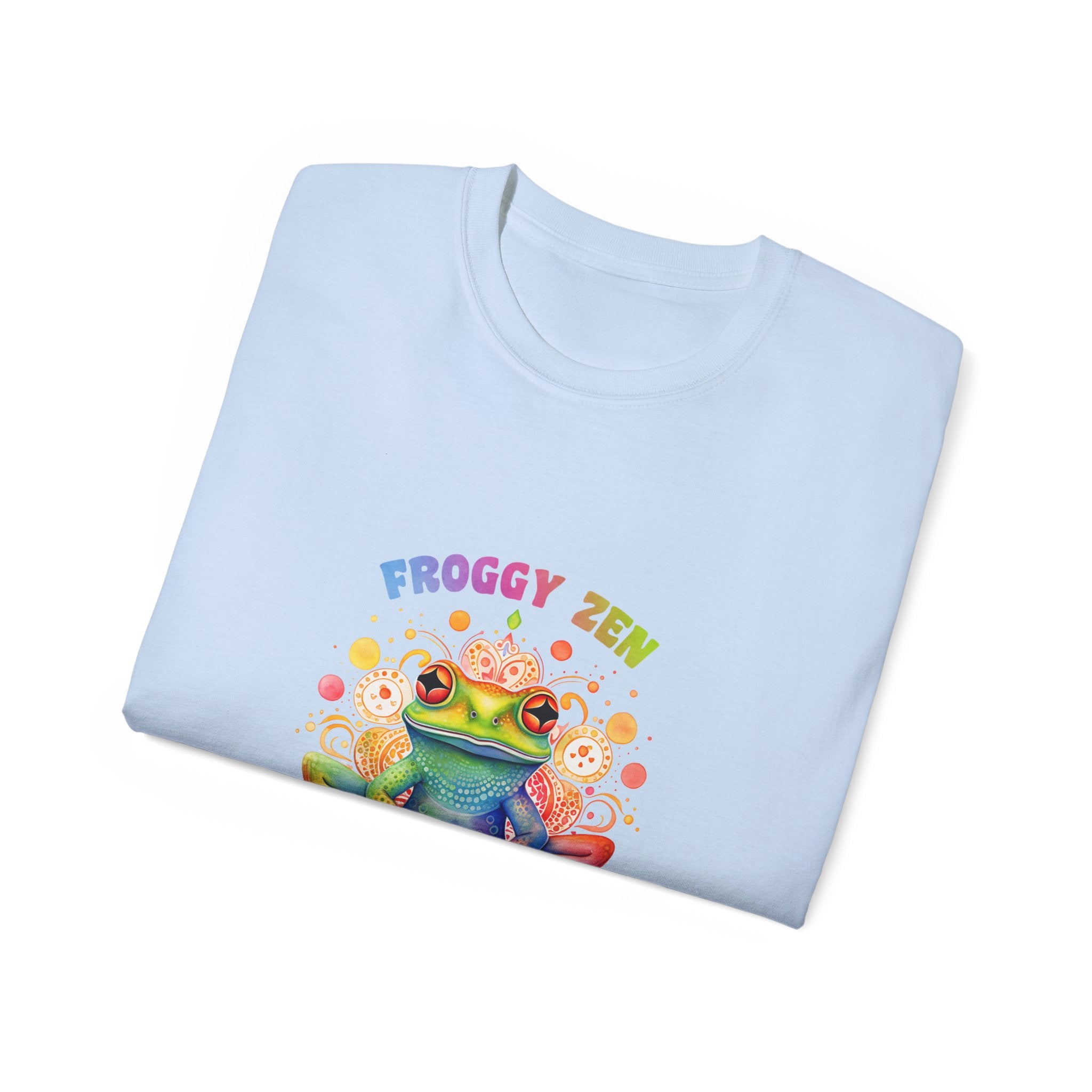 T-shirt yoga, T-shirt méditation, T-shirt Froggy zen